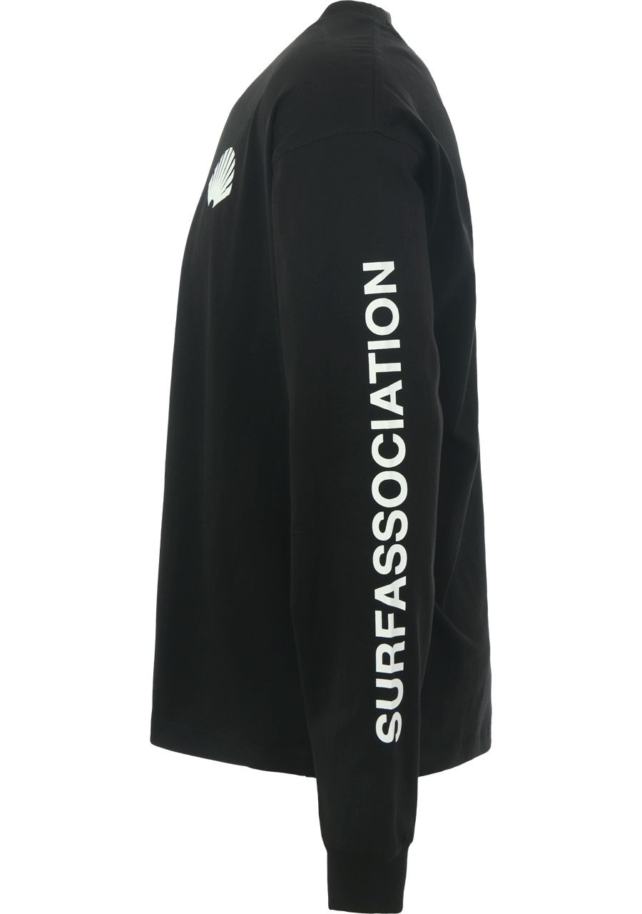 NEW AMSTERDAM SURF ASSOCIATION - TSHIRT - Zwart