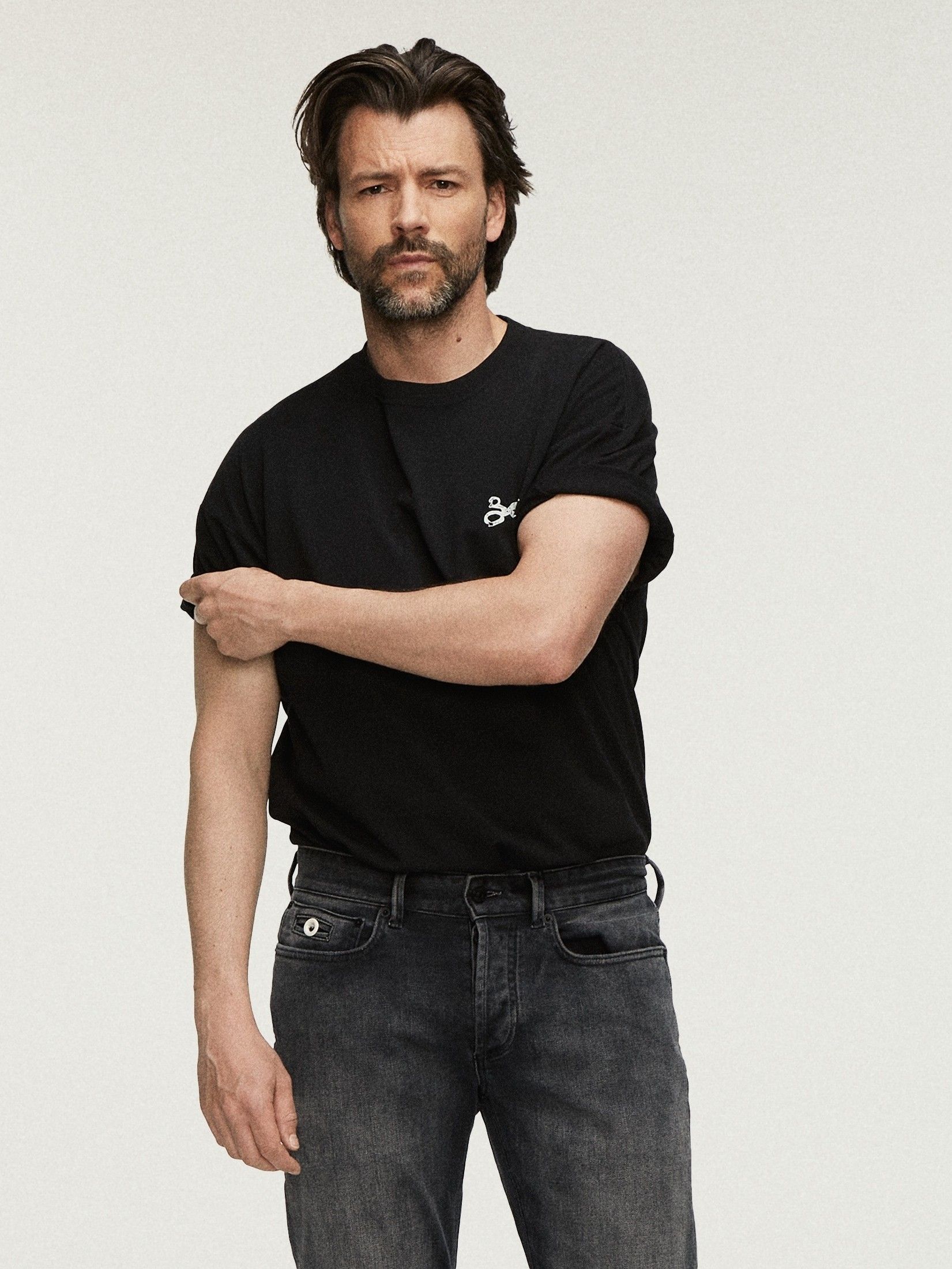 DENHAM - TSHIRT - Zwart