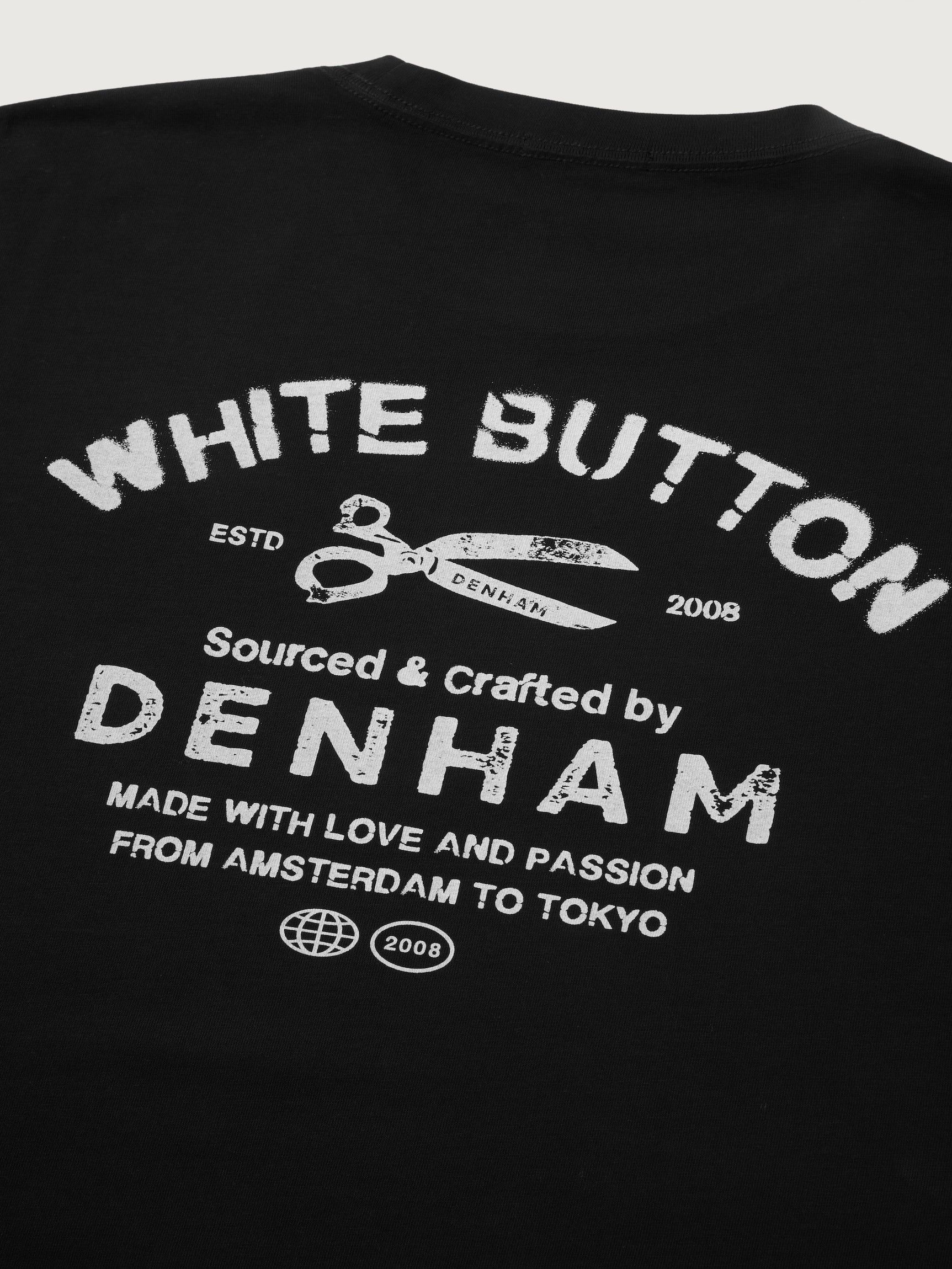 DENHAM - TSHIRT - Zwart