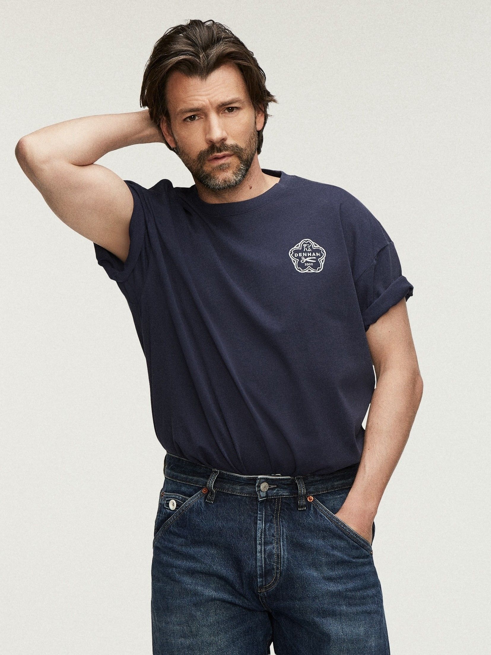 DENHAM - TSHIRT - Blauw