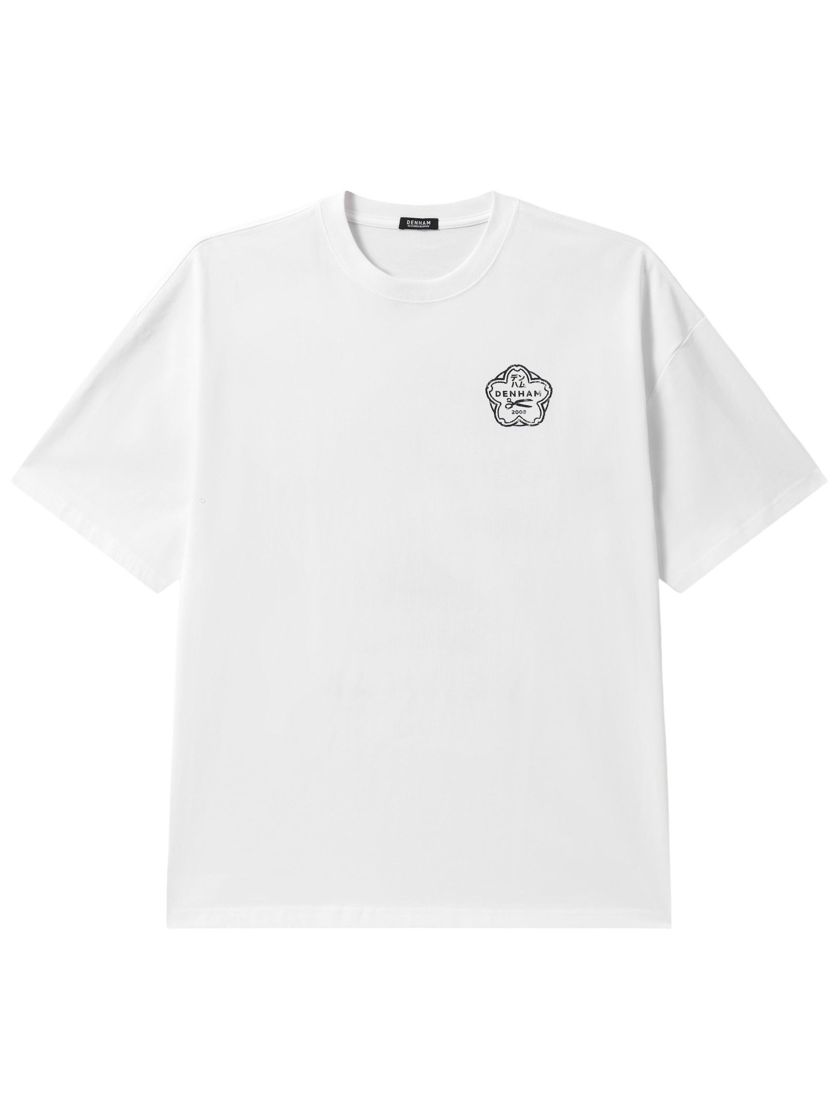 DENHAM - TSHIRT - Wit