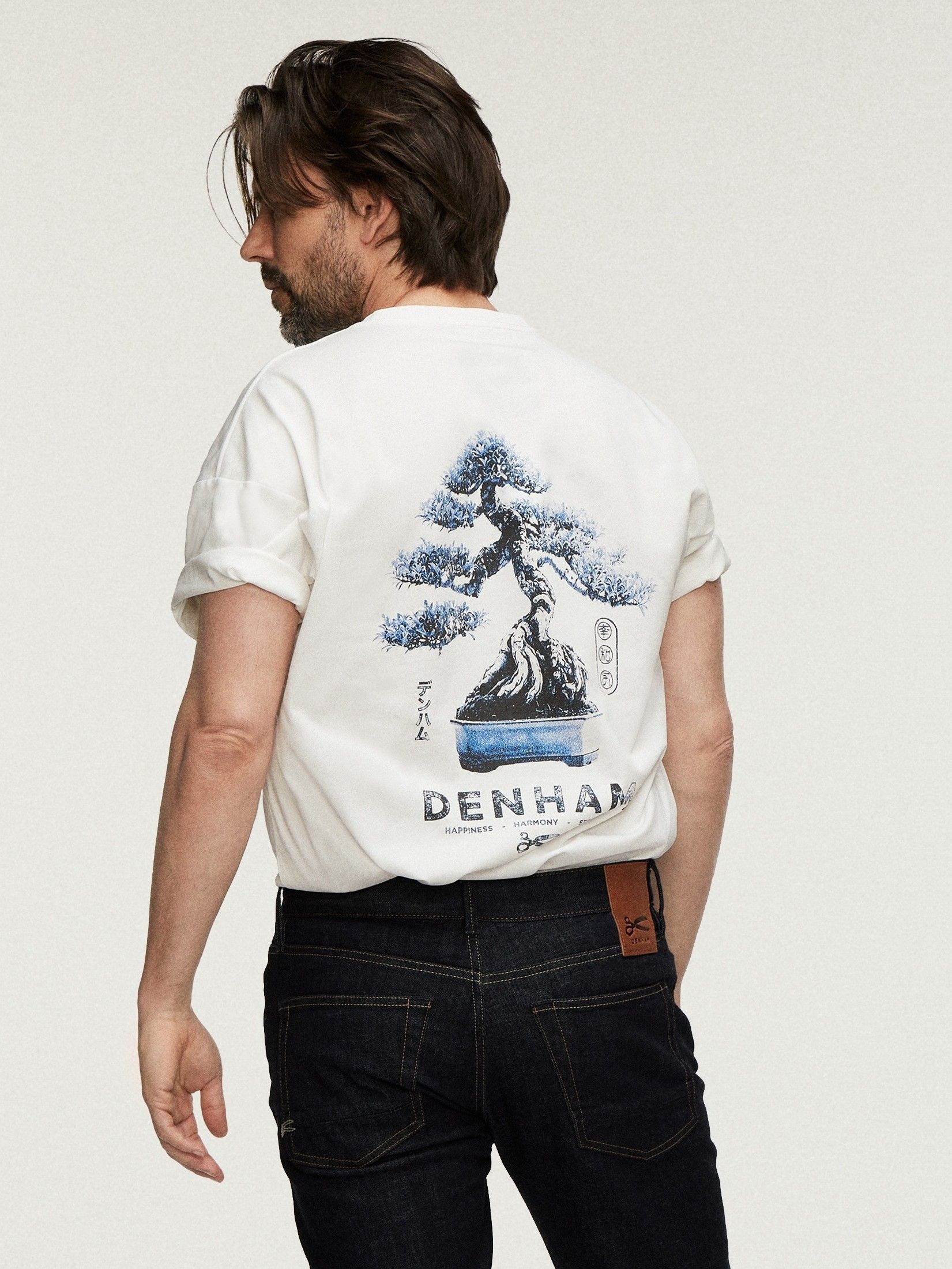 DENHAM - TSHIRT - Wit