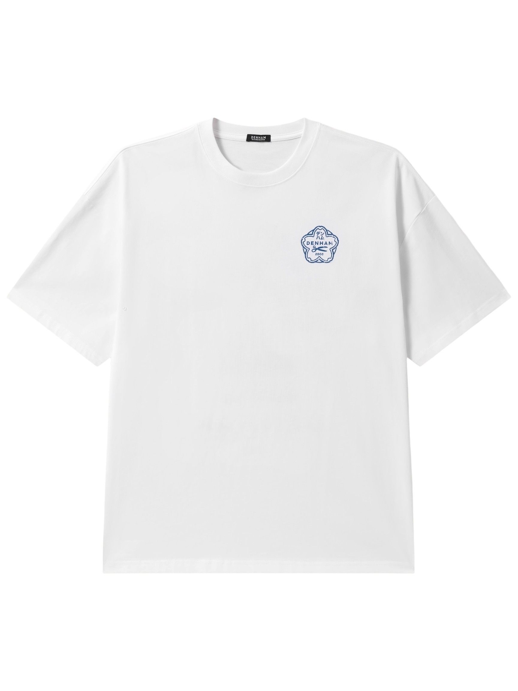 DENHAM - TSHIRT - Wit