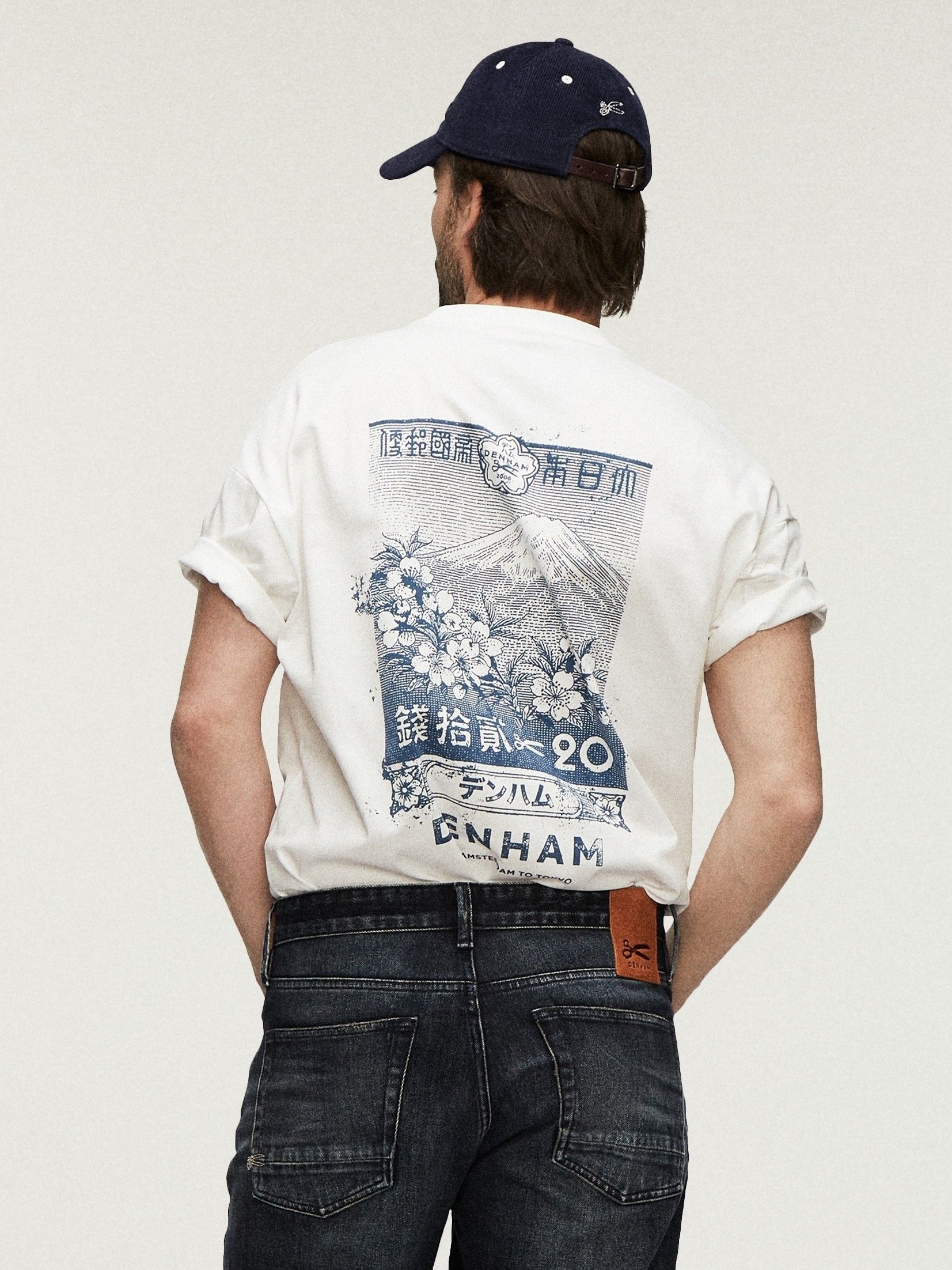 DENHAM - TSHIRT - Wit