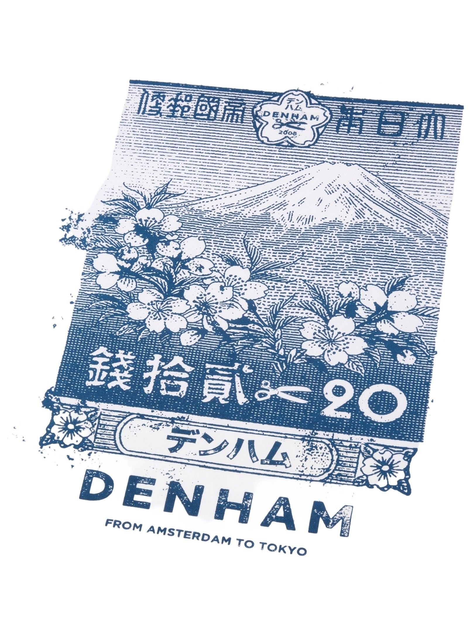 DENHAM - TSHIRT - Wit