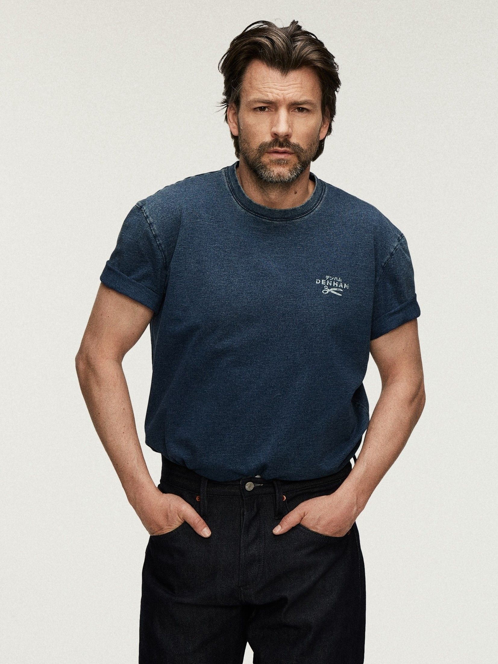 DENHAM - TSHIRT - Blauw