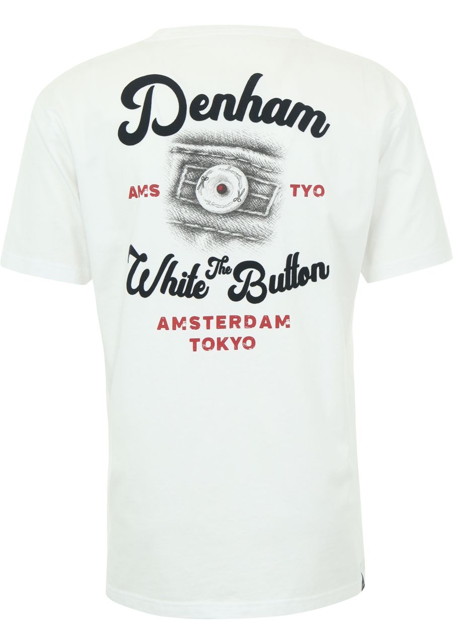 DENHAM - TSHIRT - Wit
