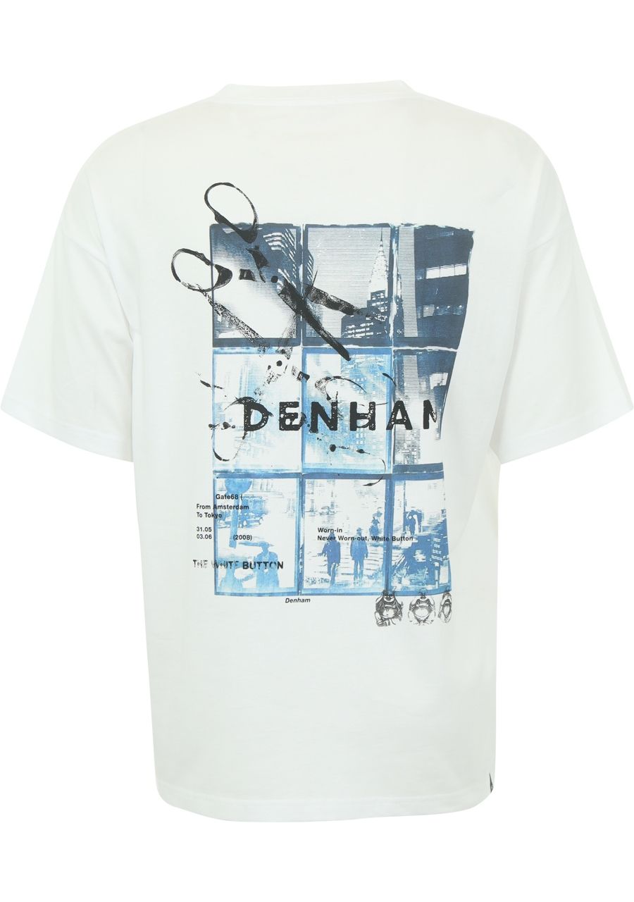 DENHAM - TSHIRT - Wit