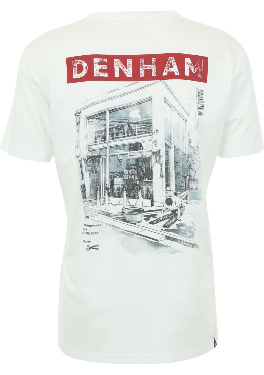 DENHAM - TSHIRT - Wit
