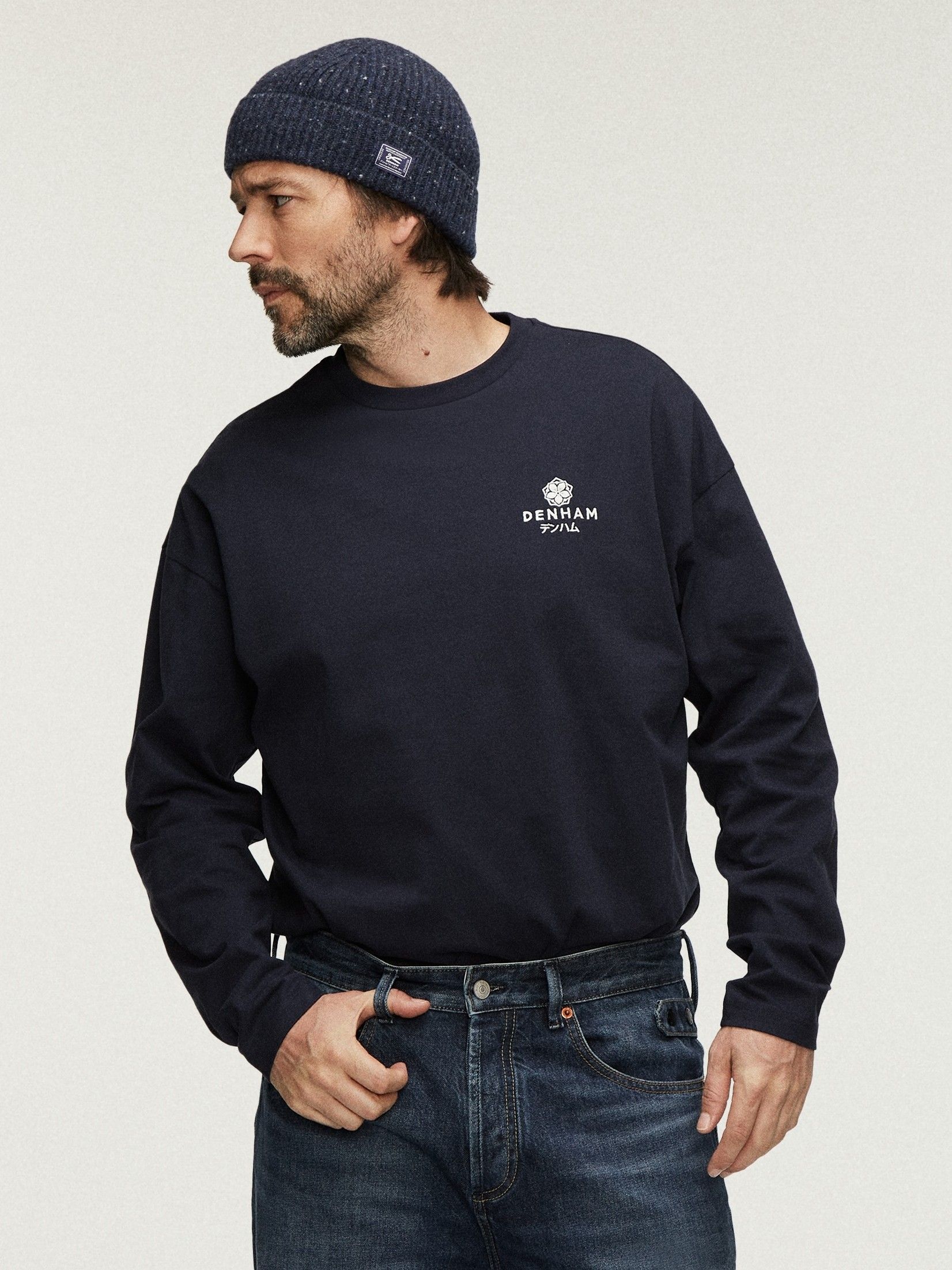 DENHAM - TSHIRT - Blauw