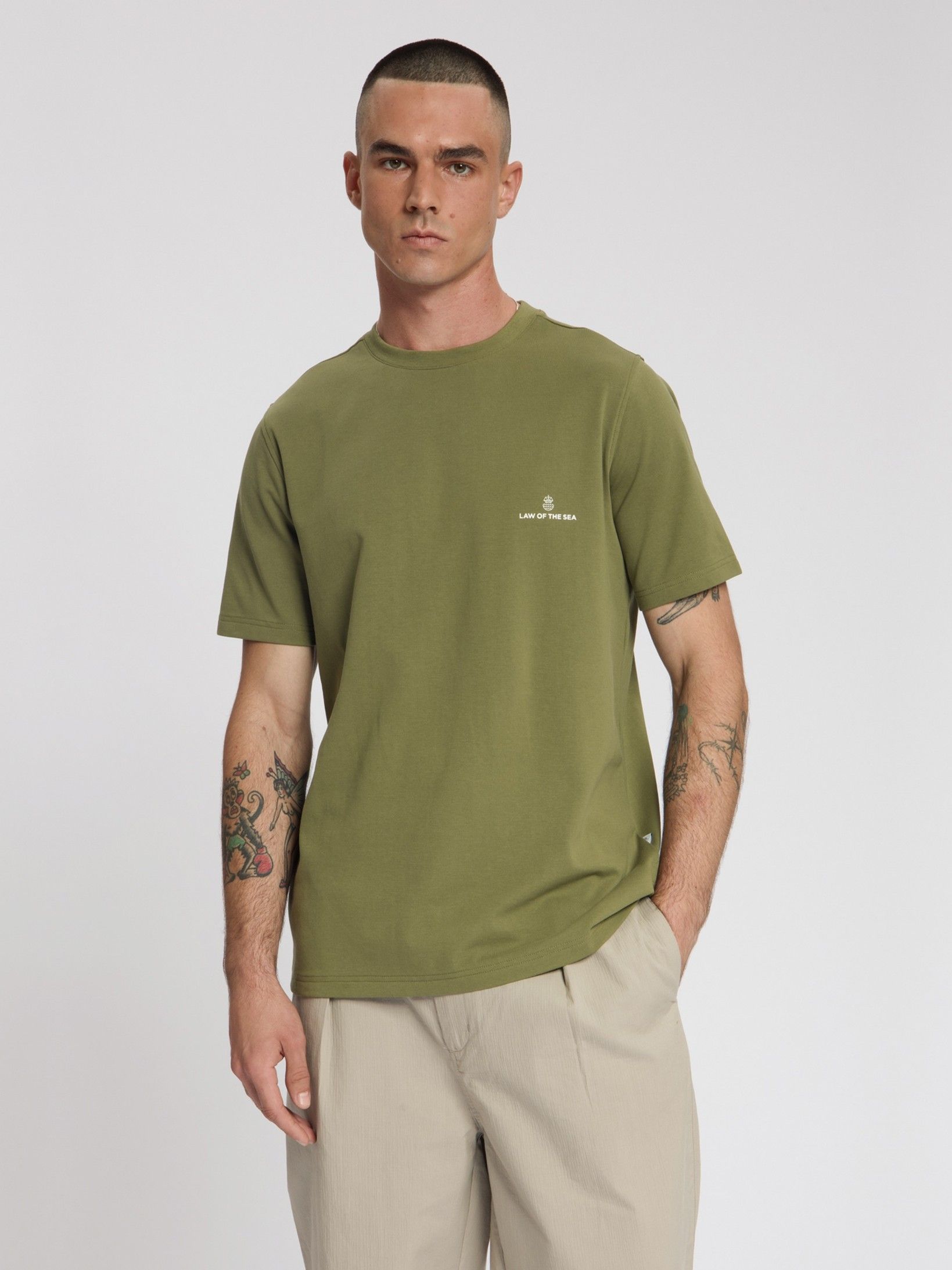 LAW OF THE SEA - TSHIRT - Groen