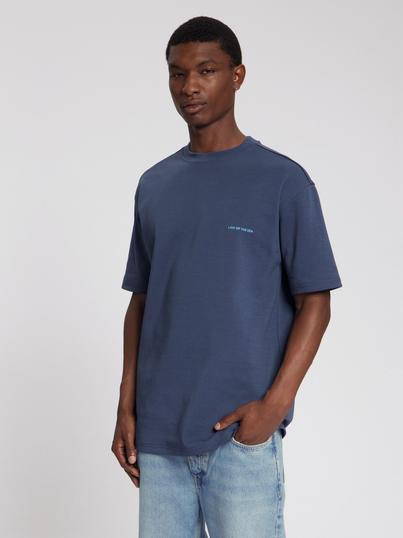 LAW OF THE SEA - TSHIRT - Blauw