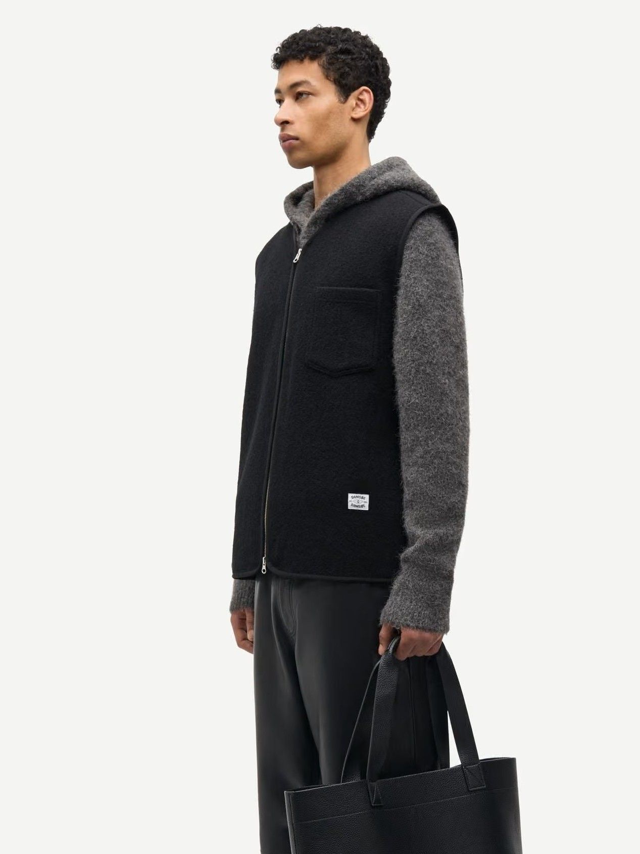 SAMSOE SAMSOE - VEST - Zwart