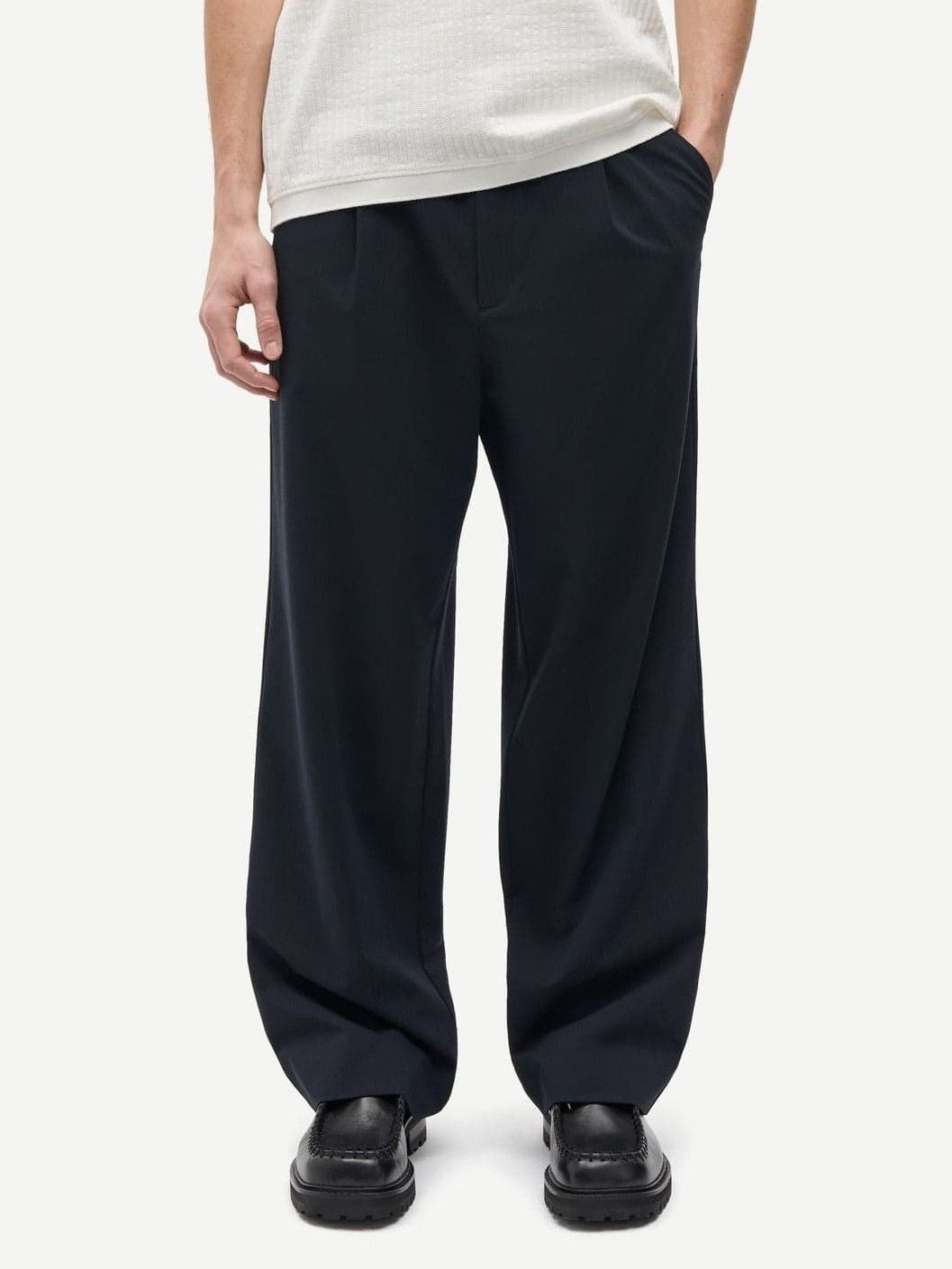 SAMSOE SAMSOE - BROEK - Blauw