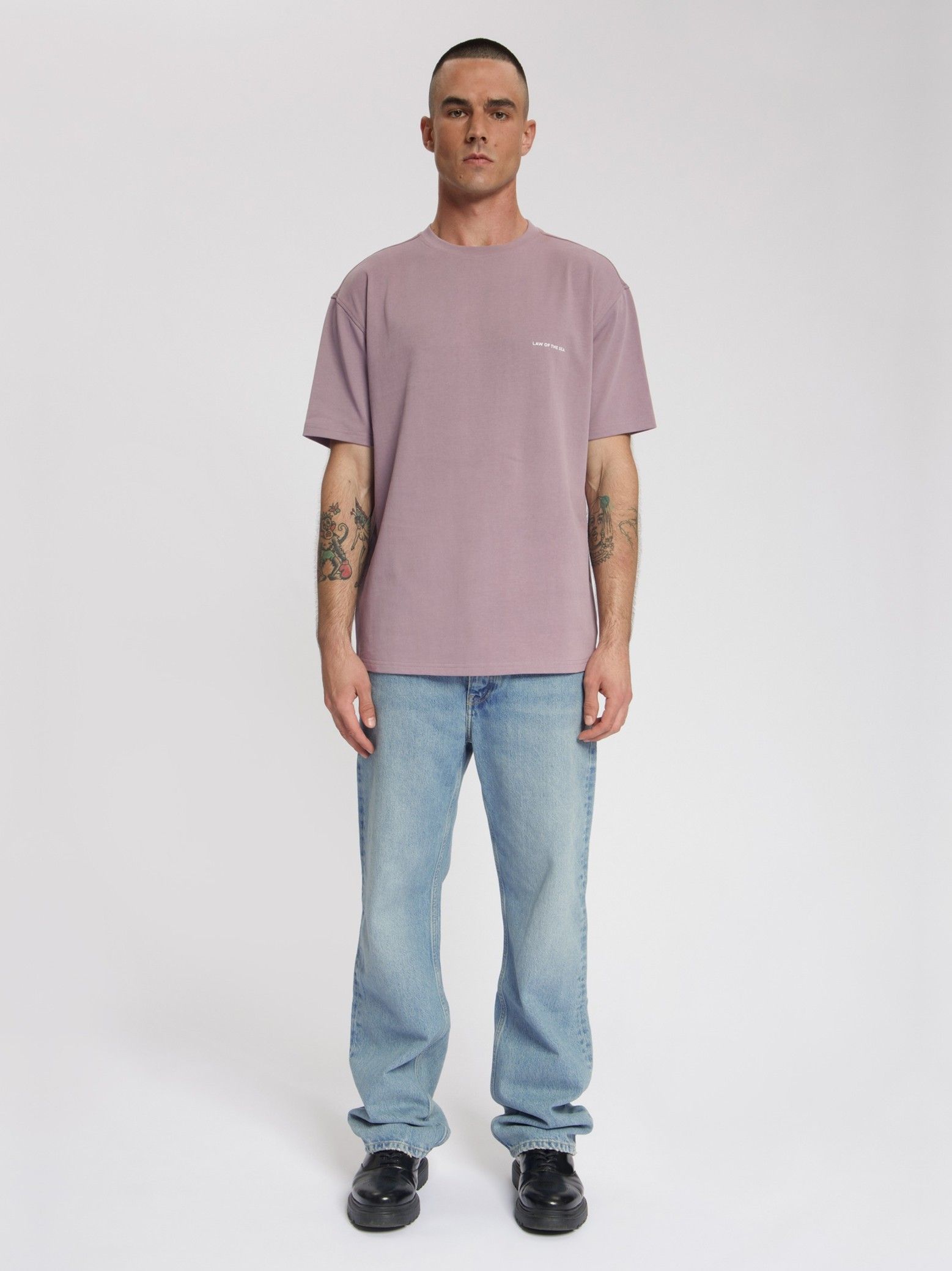 LAW OF THE SEA - TSHIRT - Paars