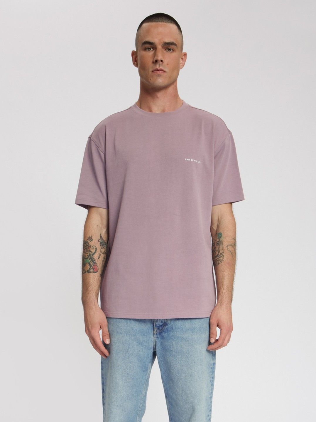 LAW OF THE SEA - TSHIRT - Paars