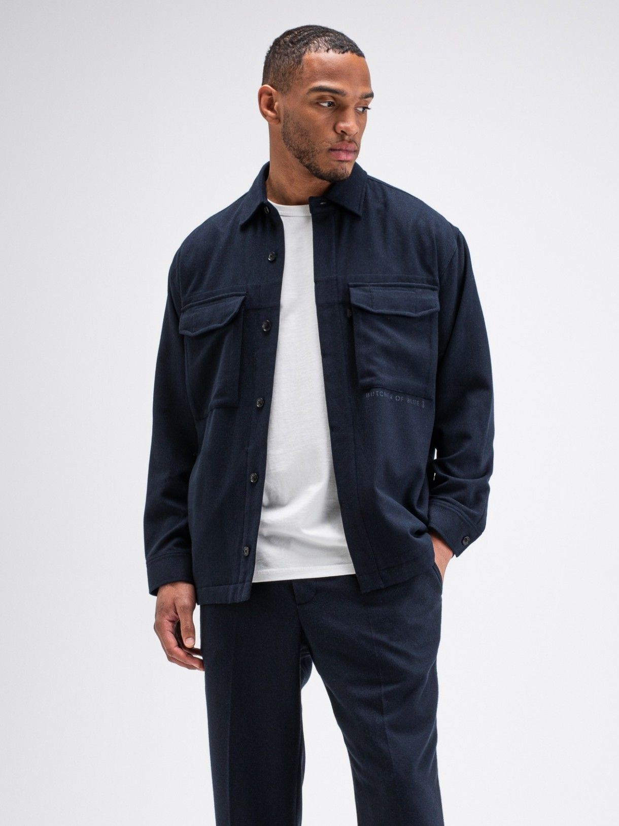 BUTCHER OF BLUE - OVERSHIRT - Blauw