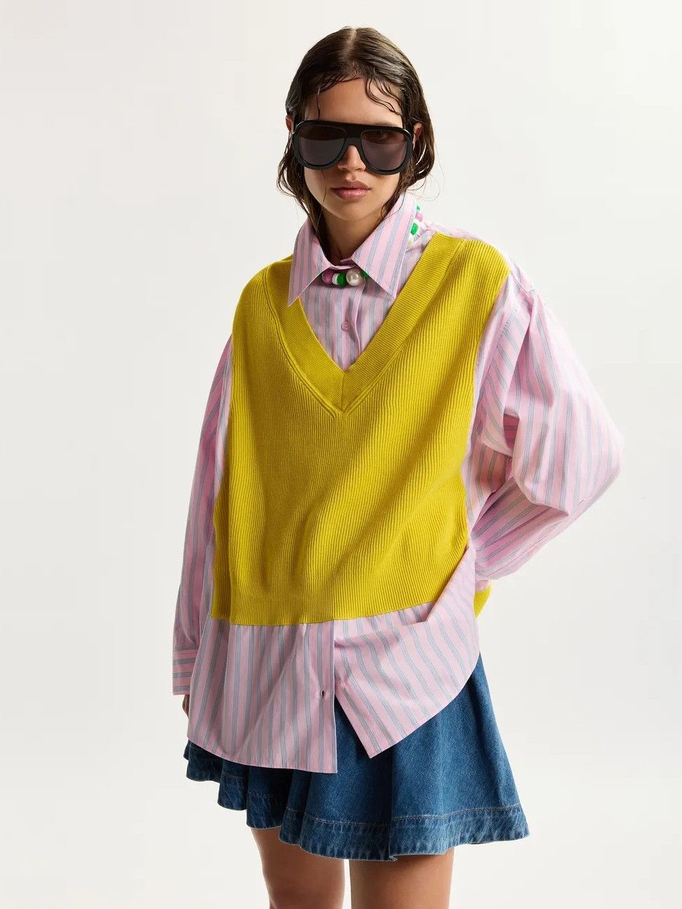 ESSENTIEL ANTWERP - BLOUSE - Geel