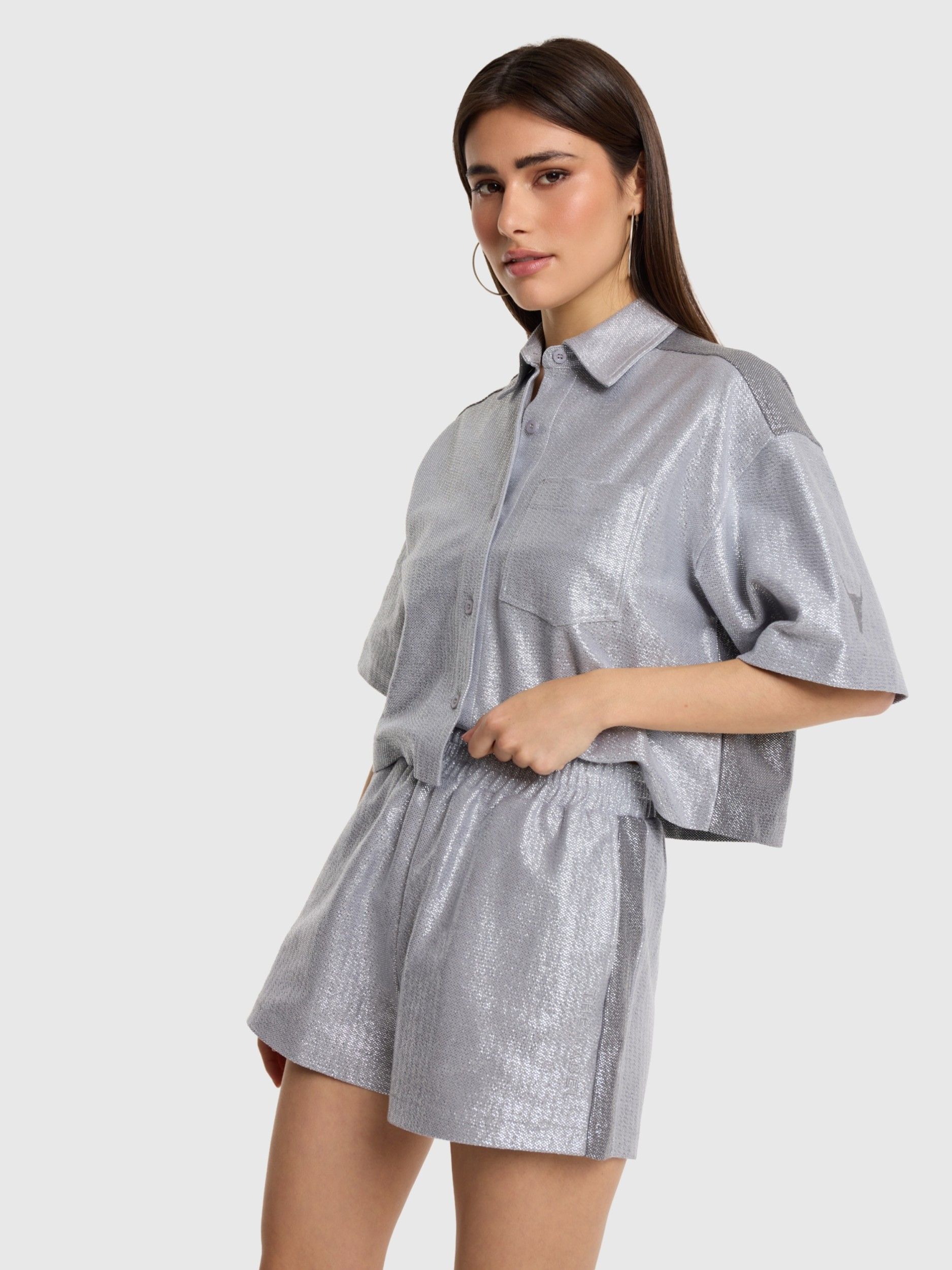 ALIX THE LABEL - BLOUSE - Grijs