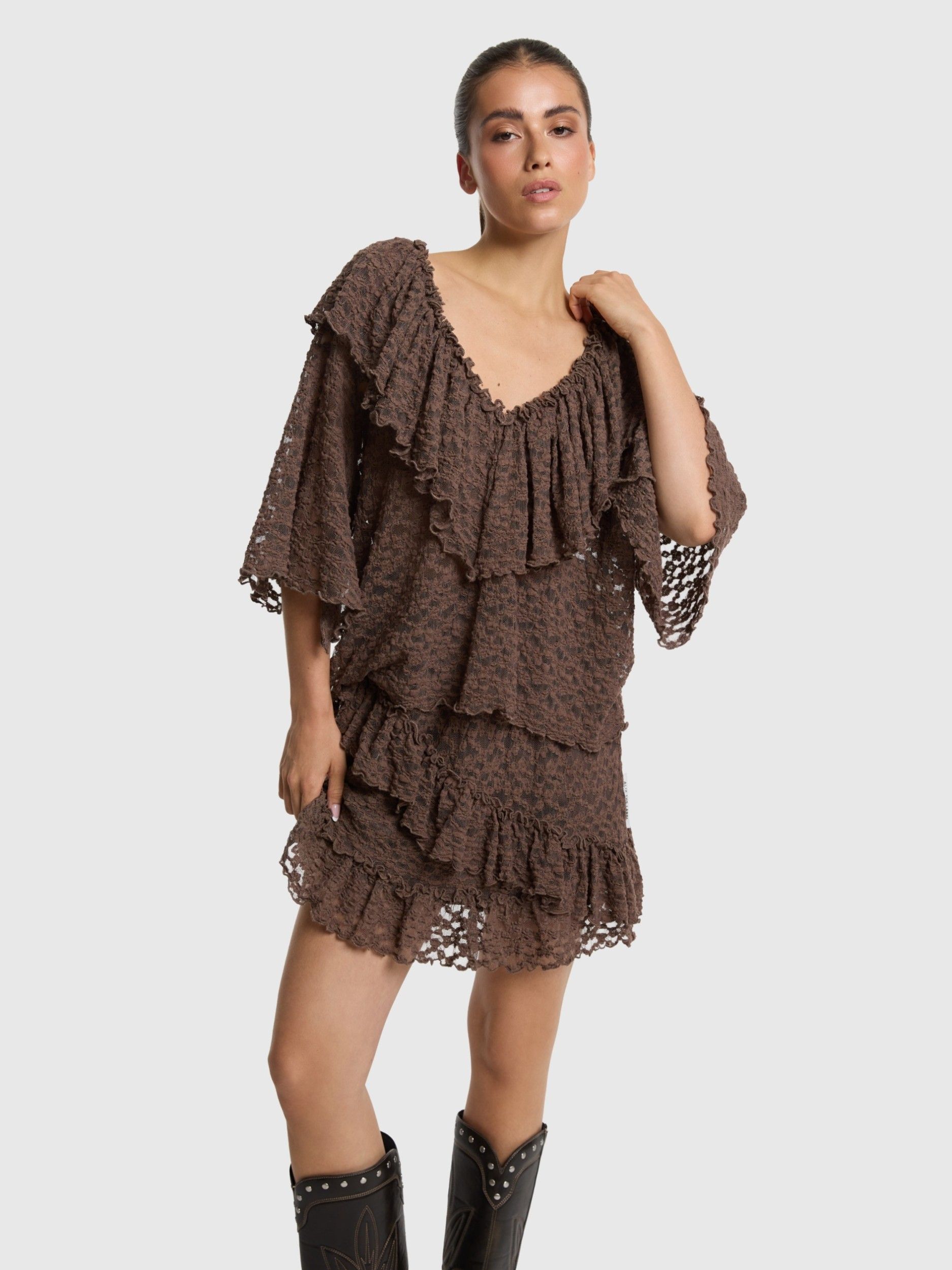 ALIX THE LABEL - BLOUSE - Bruin