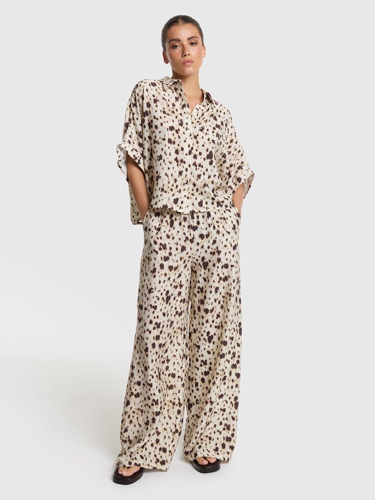 ALIX THE LABEL - BROEK - Bruin