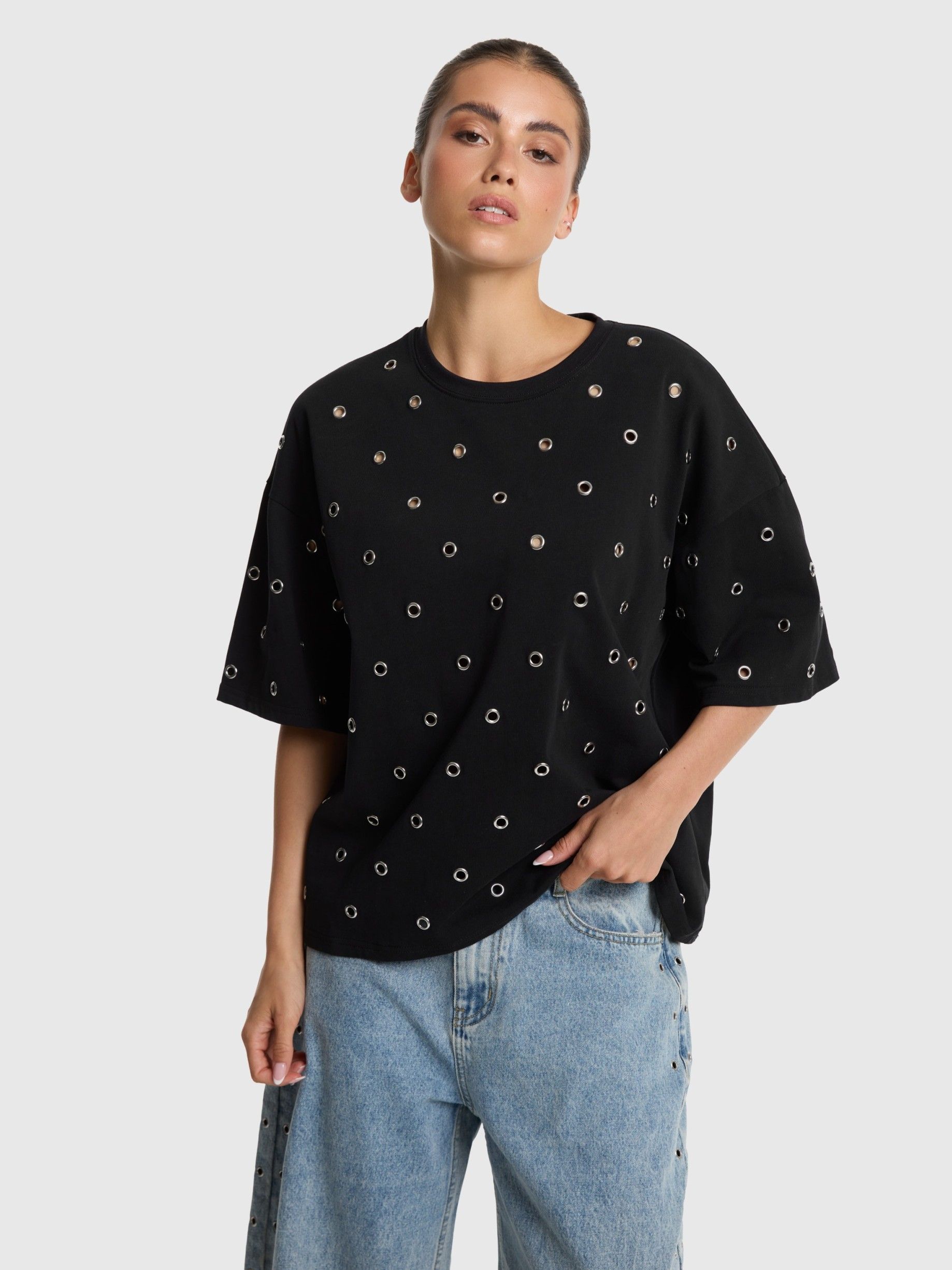 ALIX THE LABEL - SHIRT - Zwart