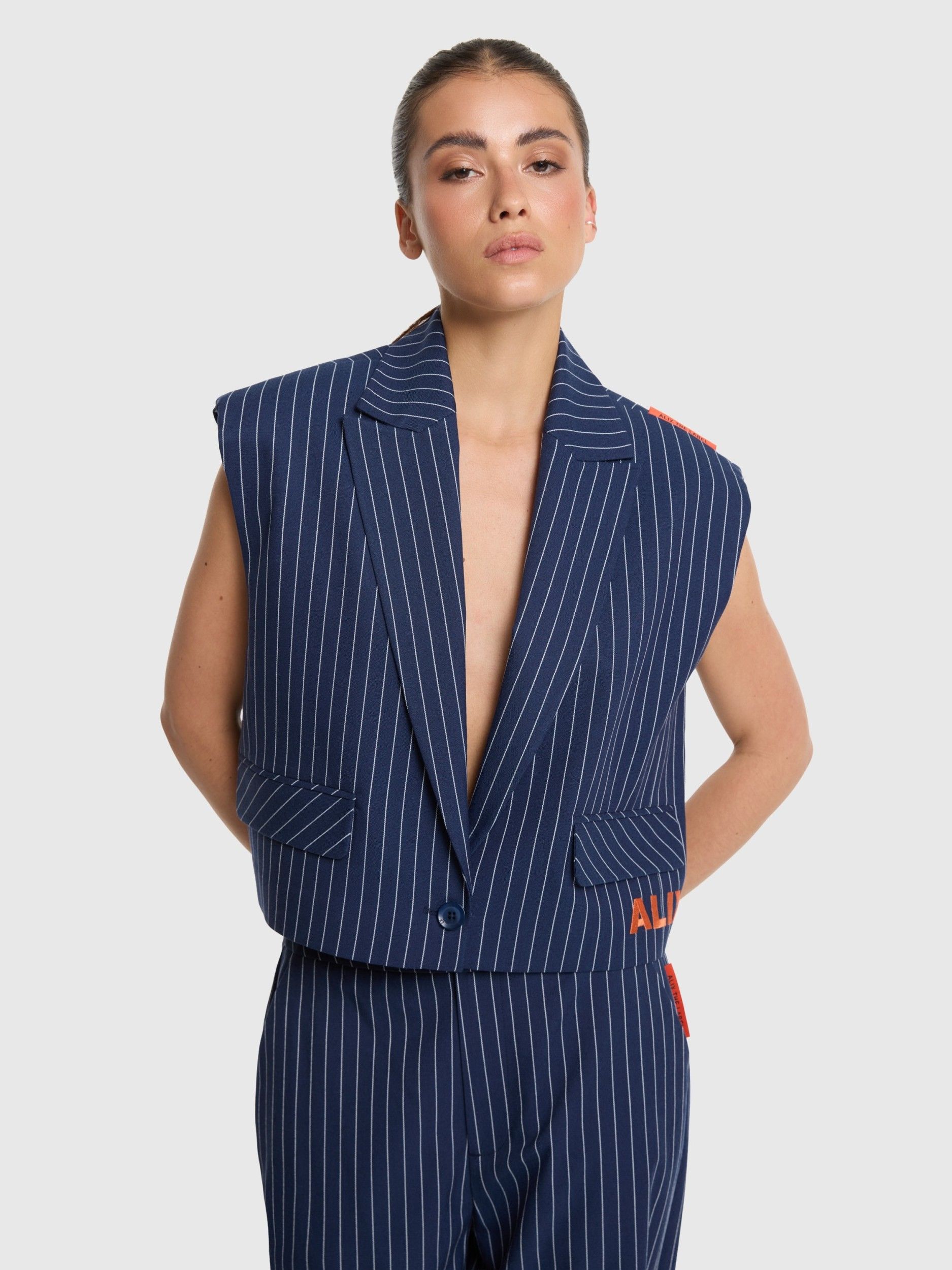 ALIX THE LABEL - GILET - Blauw