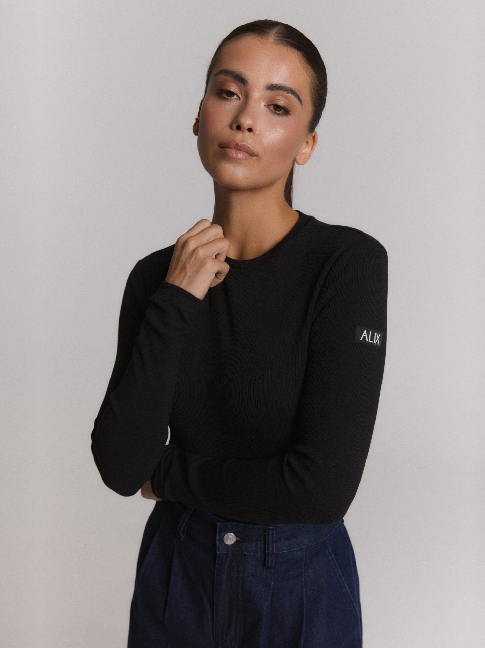 ALIX THE LABEL - SHIRT - Zwart