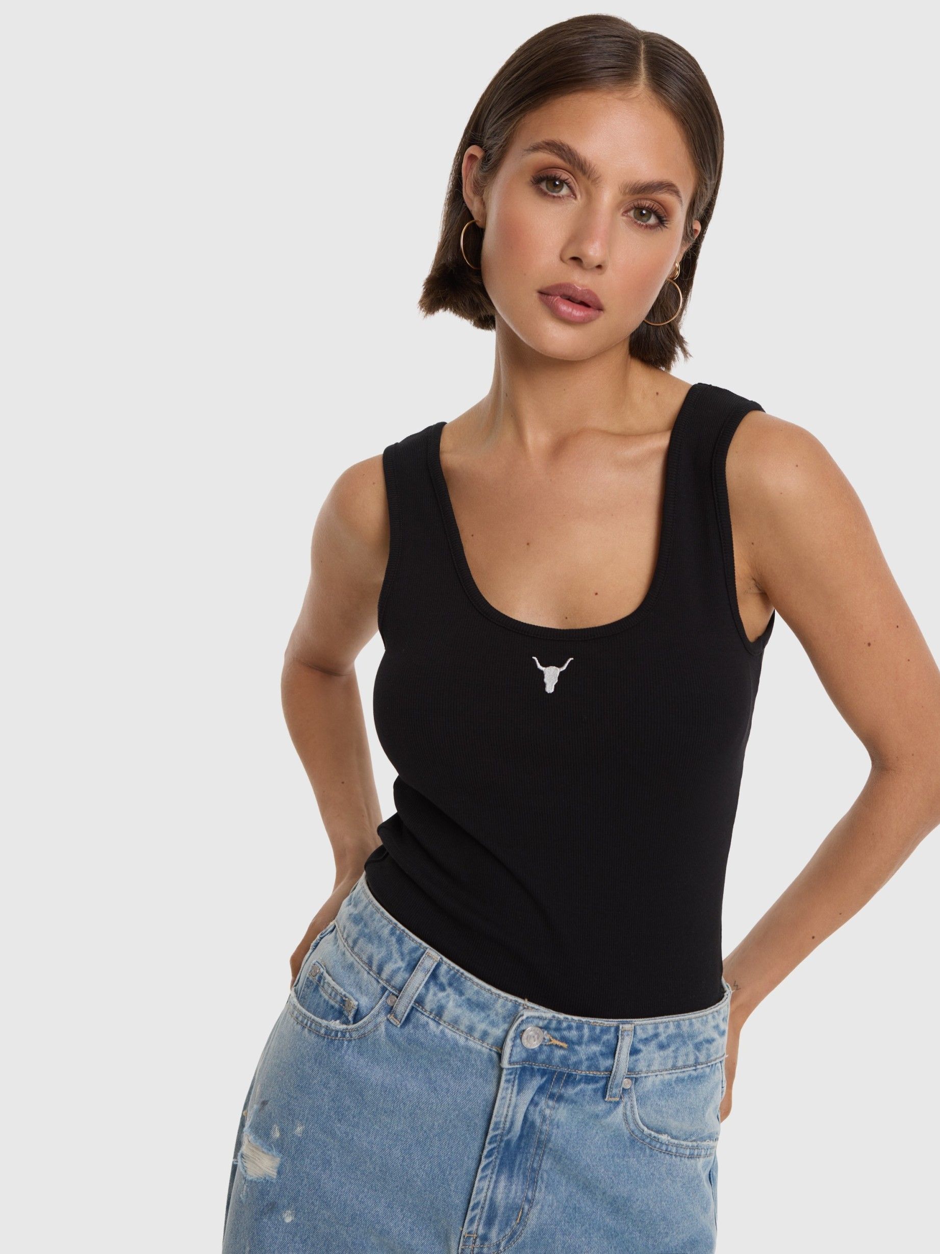 ALIX THE LABEL - SHIRT - Zwart