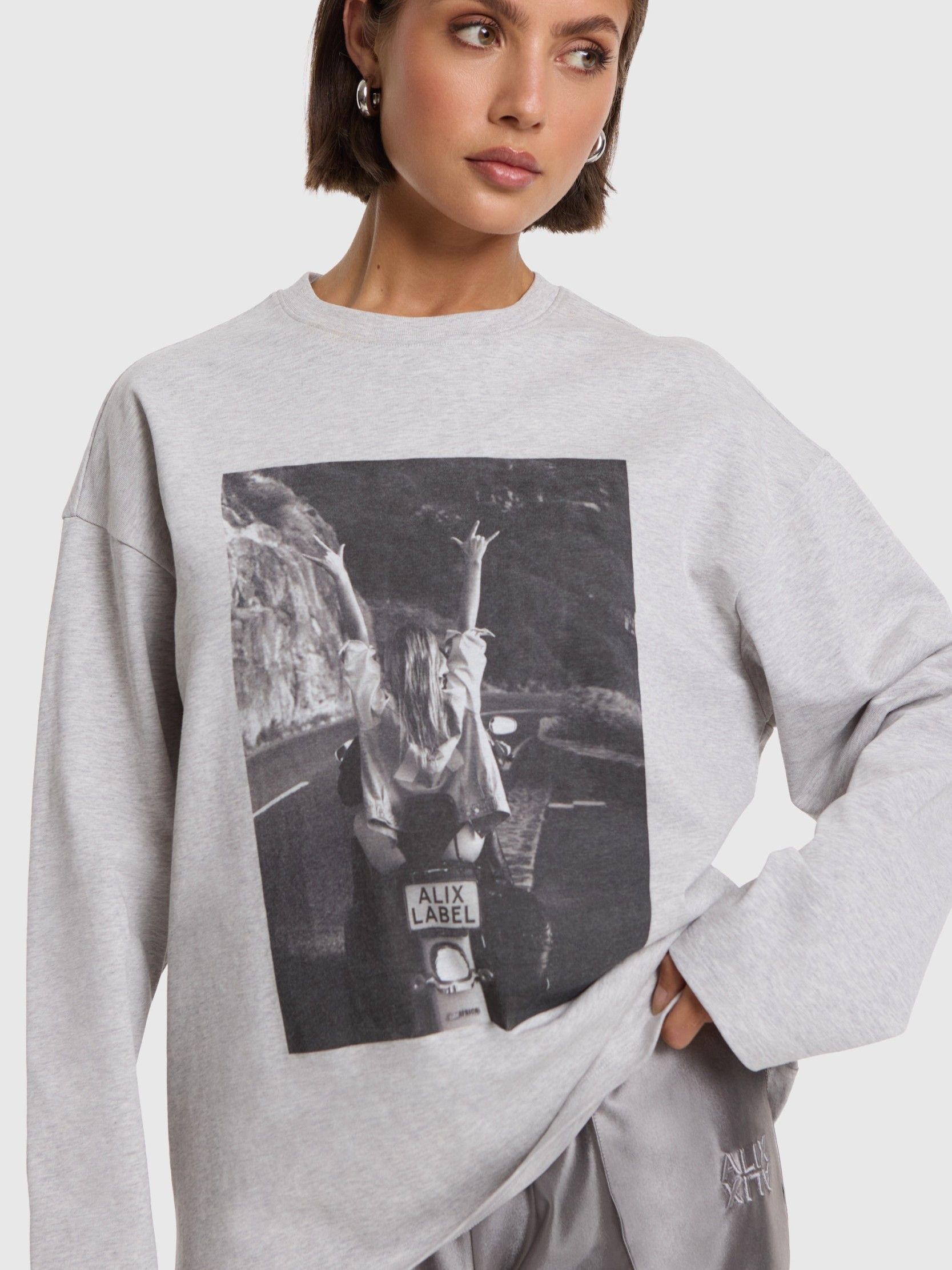ALIX THE LABEL - SHIRT - Grijs