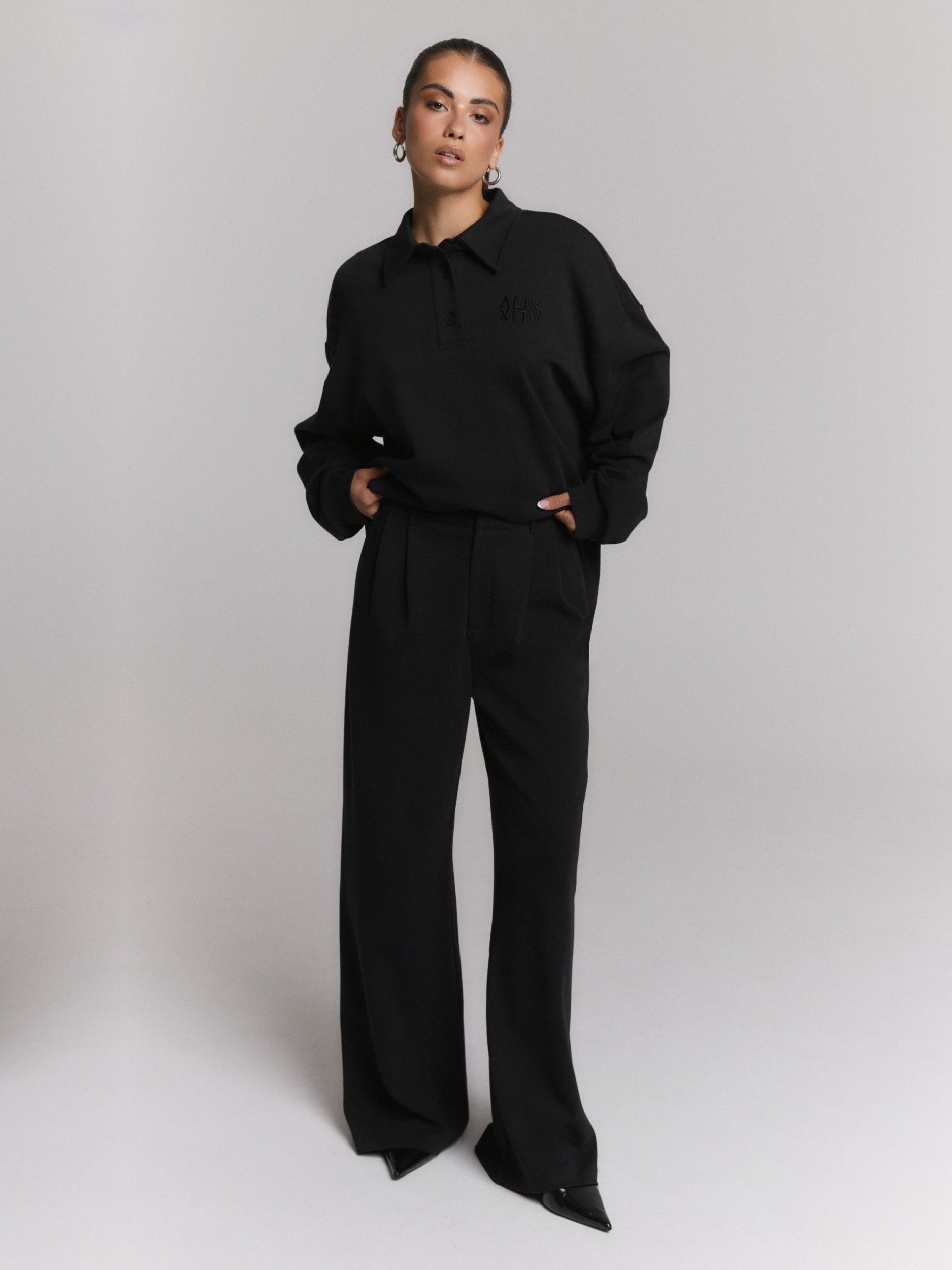 ALIX THE LABEL - SHIRT - Zwart