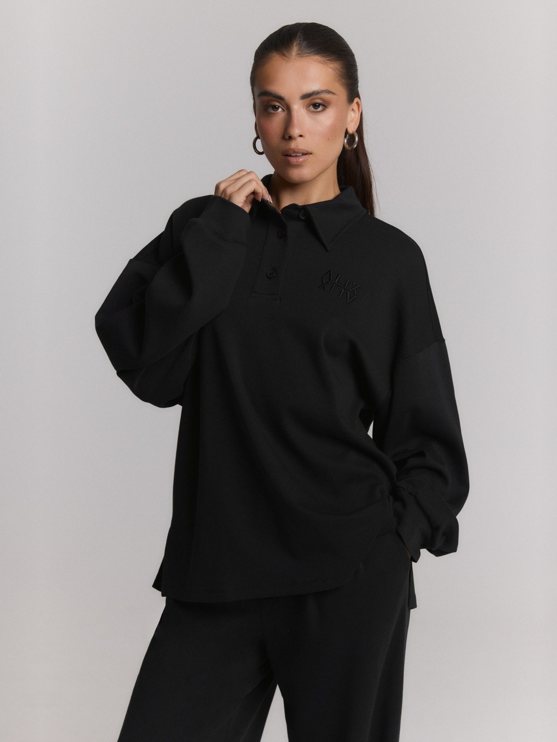 ALIX THE LABEL - SHIRT - Zwart