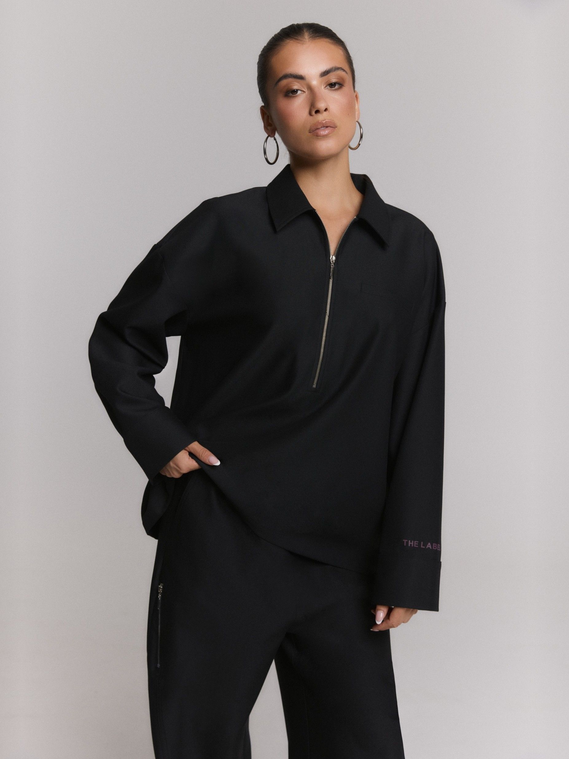 ALIX THE LABEL - BLOUSE - Zwart