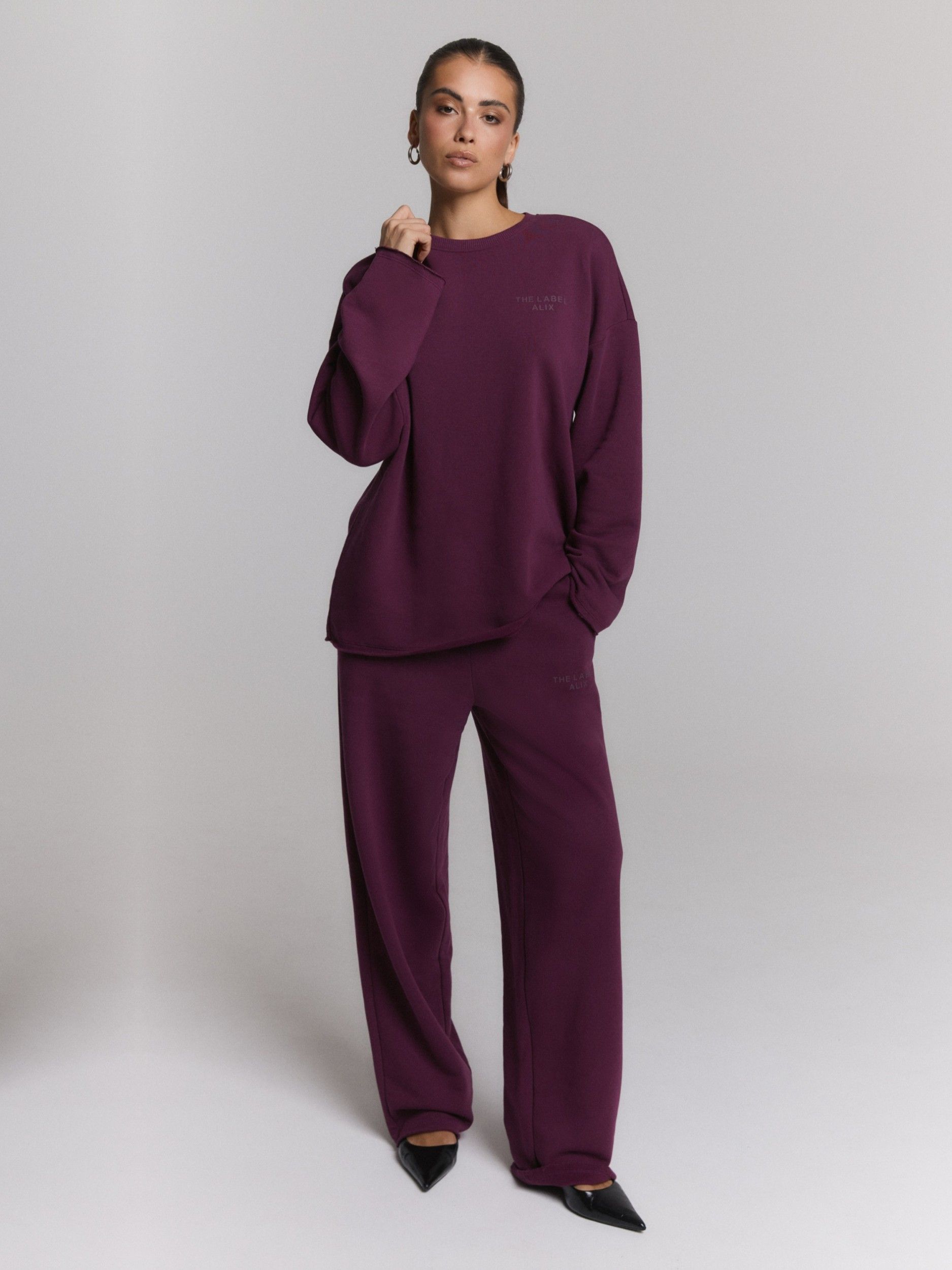 ALIX THE LABEL - BROEK - Paars
