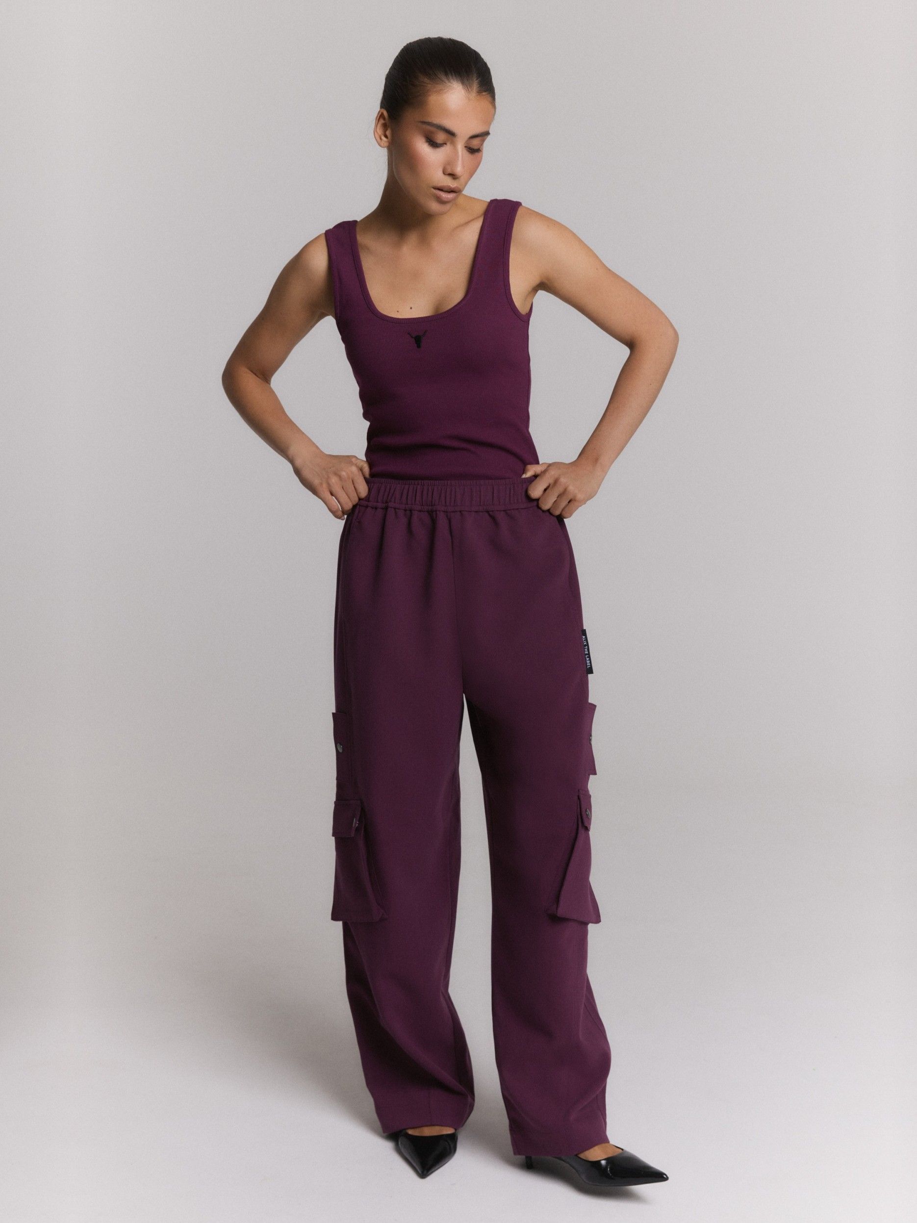 ALIX THE LABEL - BROEK - Paars