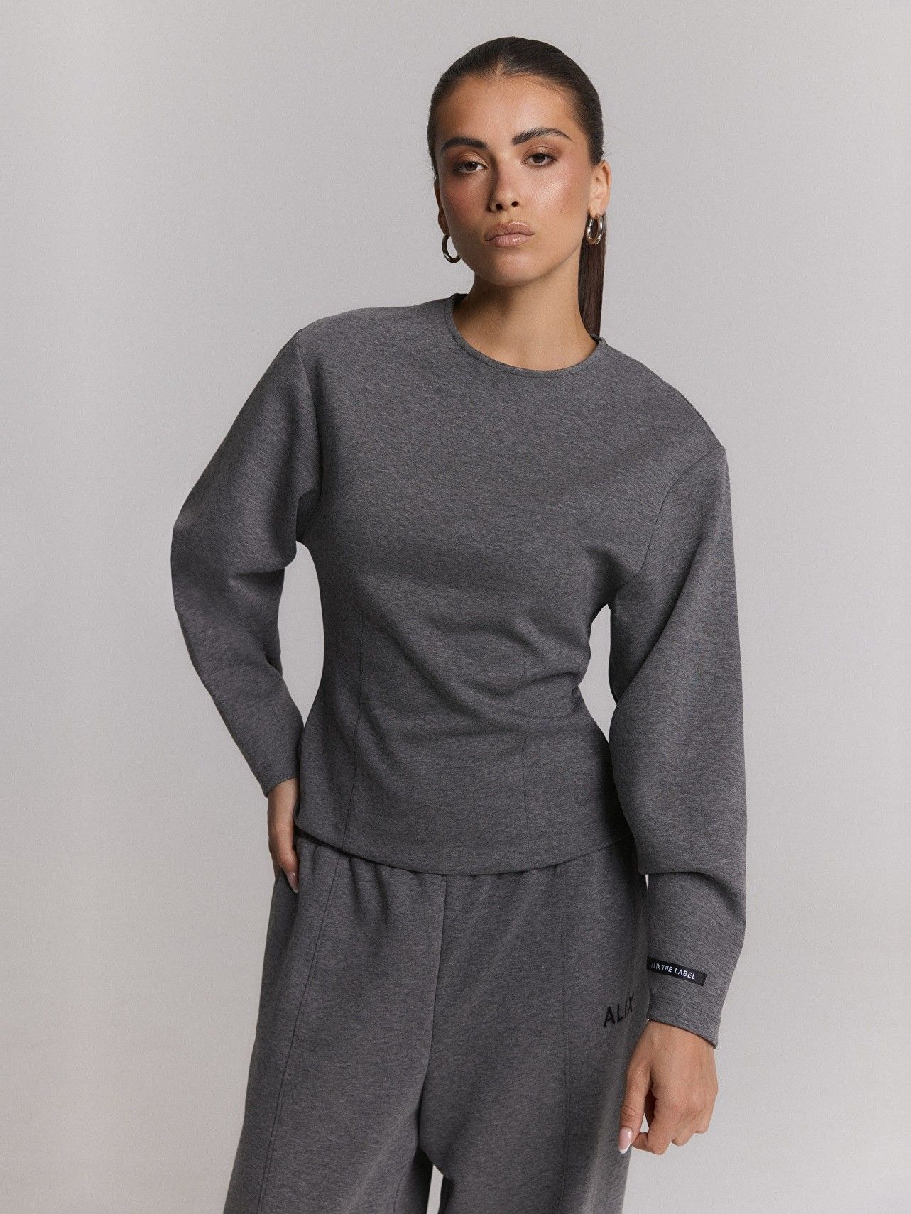 ALIX THE LABEL - SHIRT - Grijs