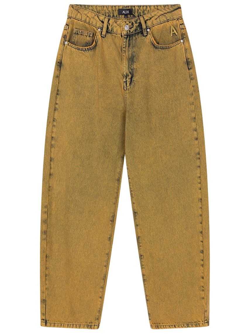 ALIX THE LABEL - JEANS - Geel
