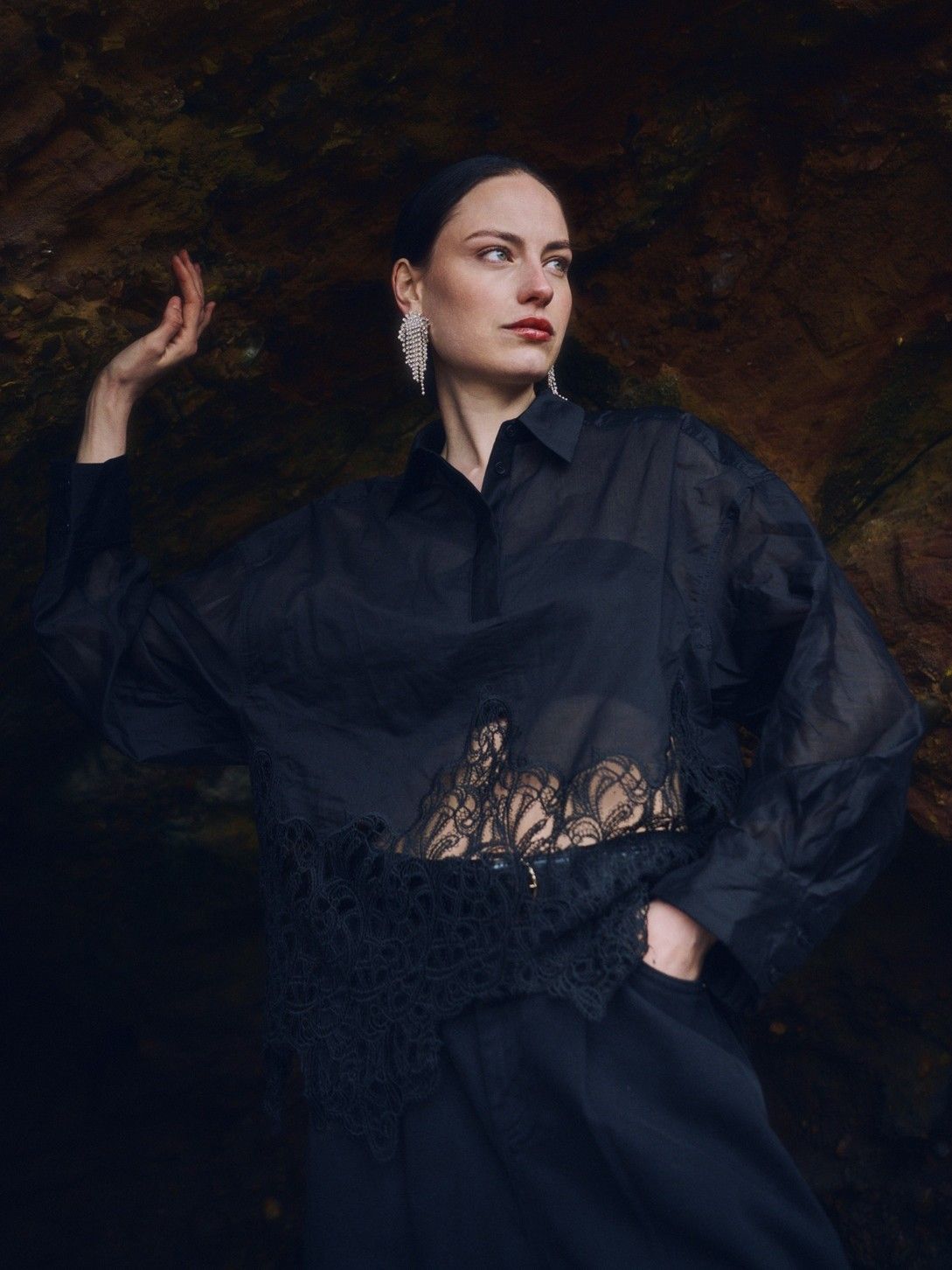 COPENHAGEN MUSE - BLOUSE - Zwart