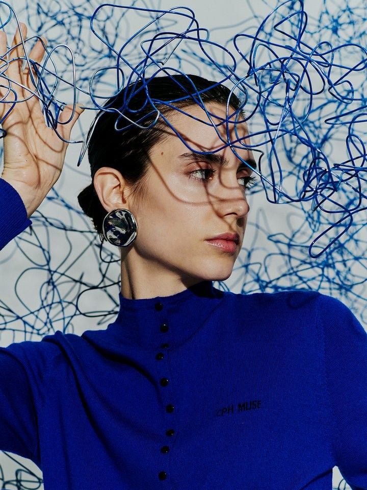 COPENHAGEN MUSE - VEST - Blauw