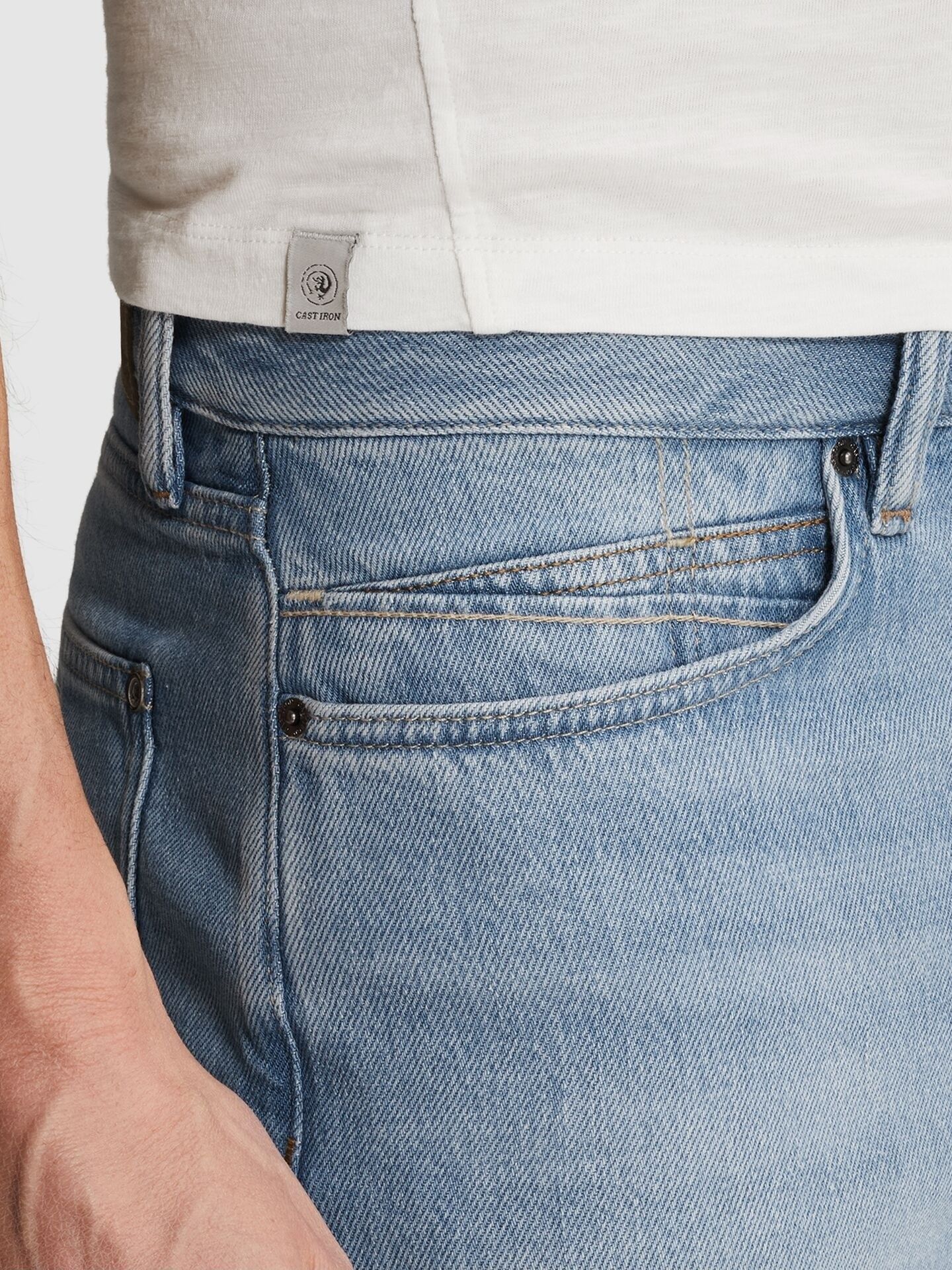 CAST IRON - SHORT - Blauw