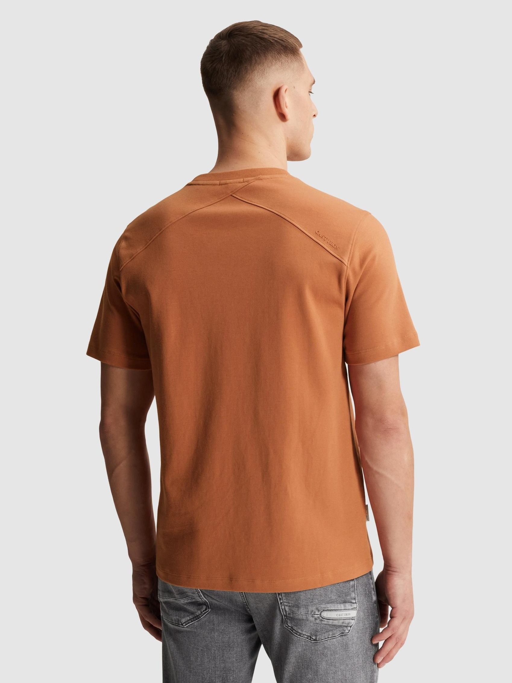 CAST IRON - TSHIRT - Oranje