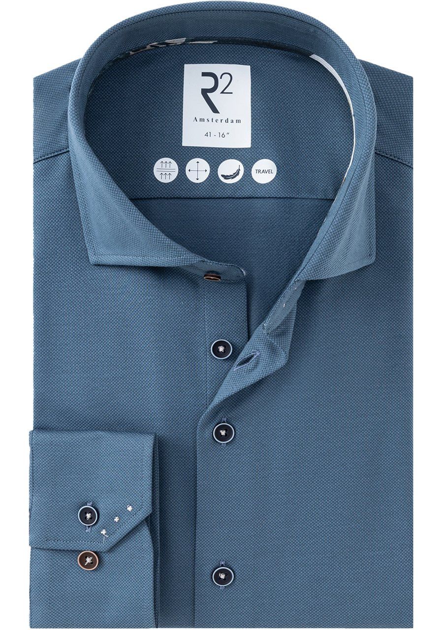R2 - OVERHEMD - Blauw