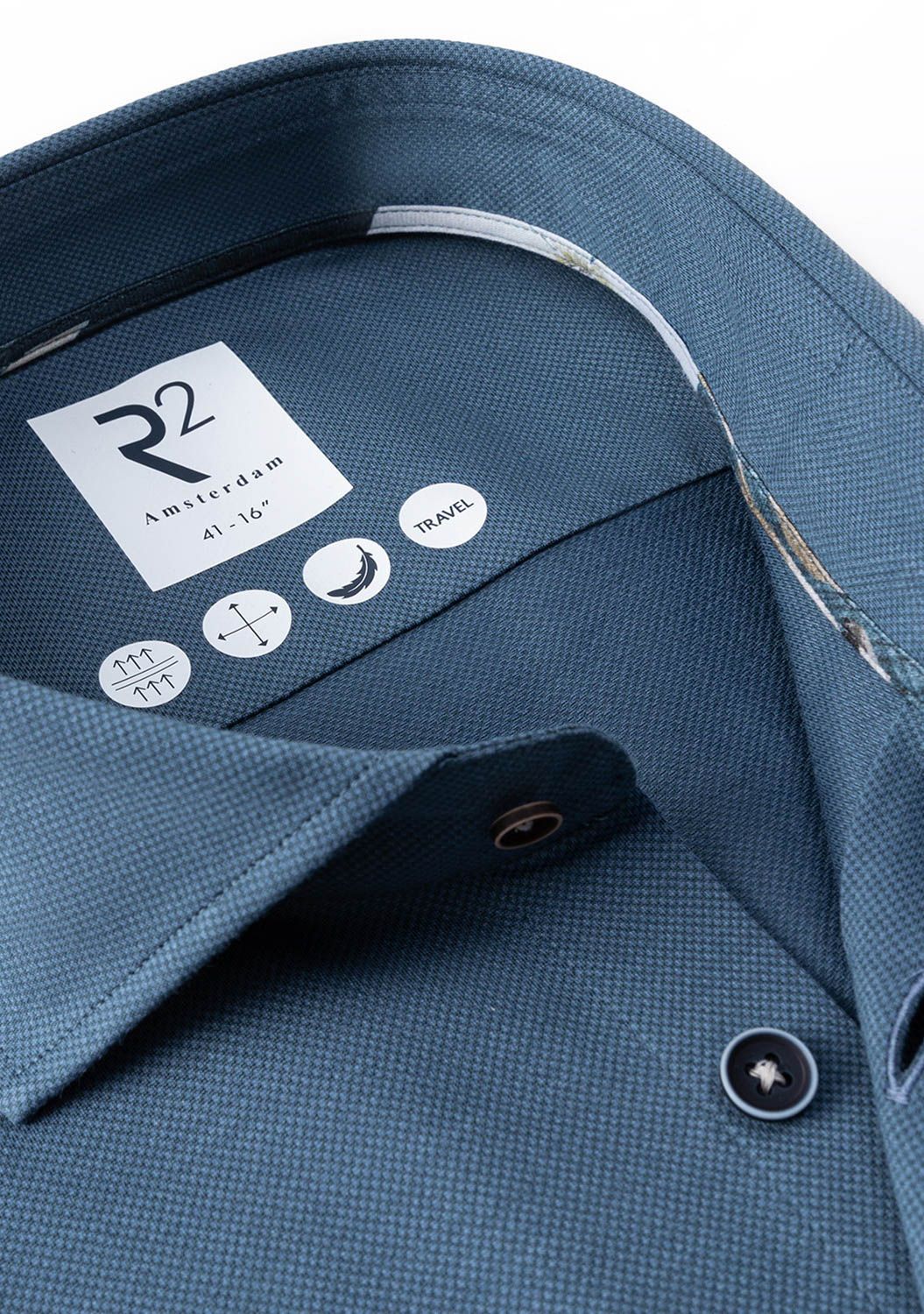 R2 - OVERHEMD - Blauw