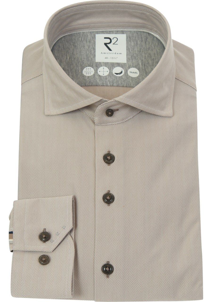 R2 - OVERHEMD - Beige