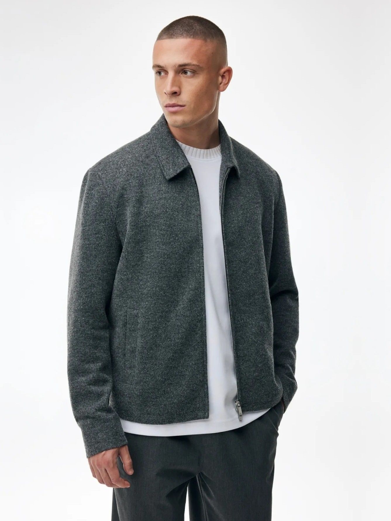 GENTI - OVERSHIRT - Grijs