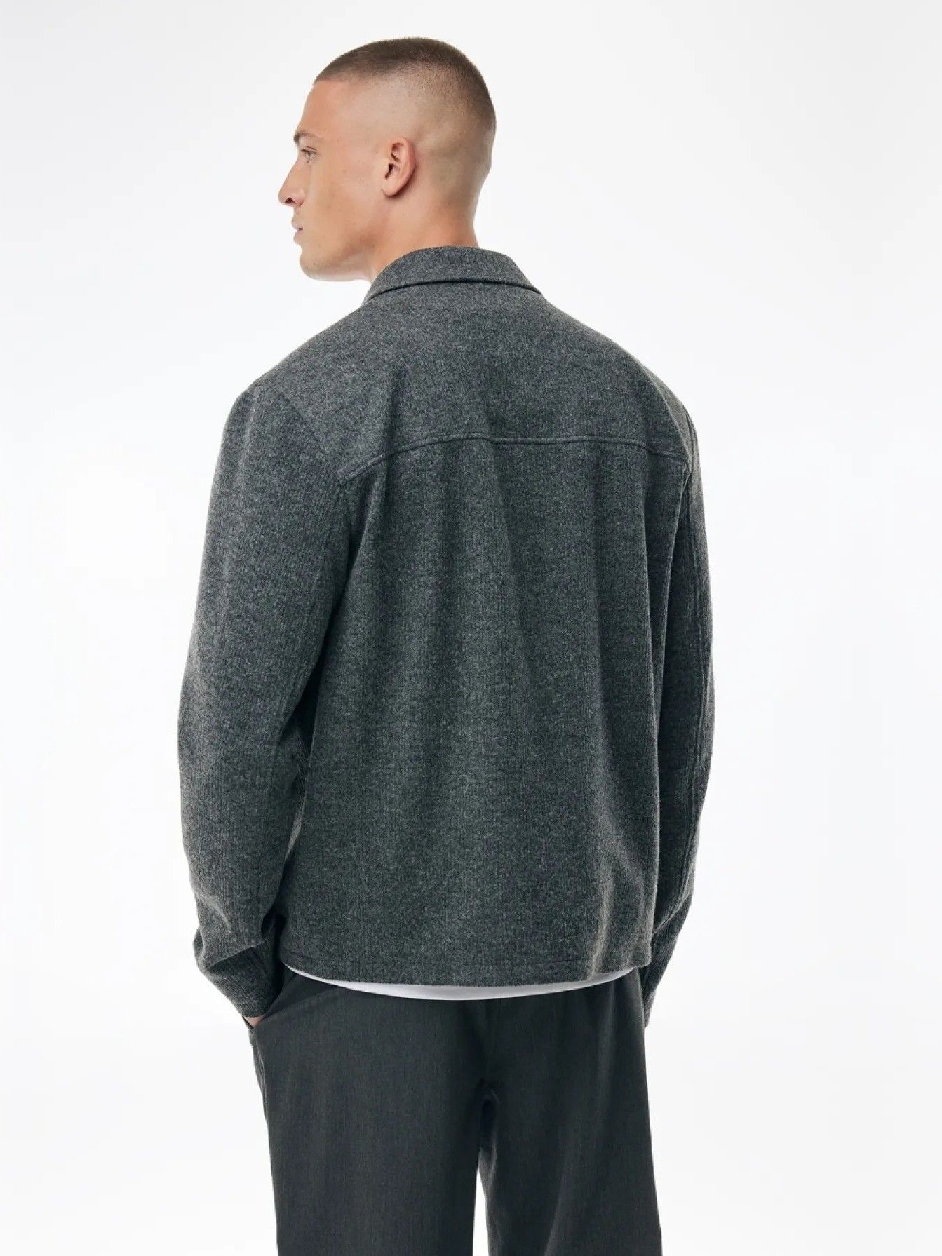 GENTI - OVERSHIRT - Grijs