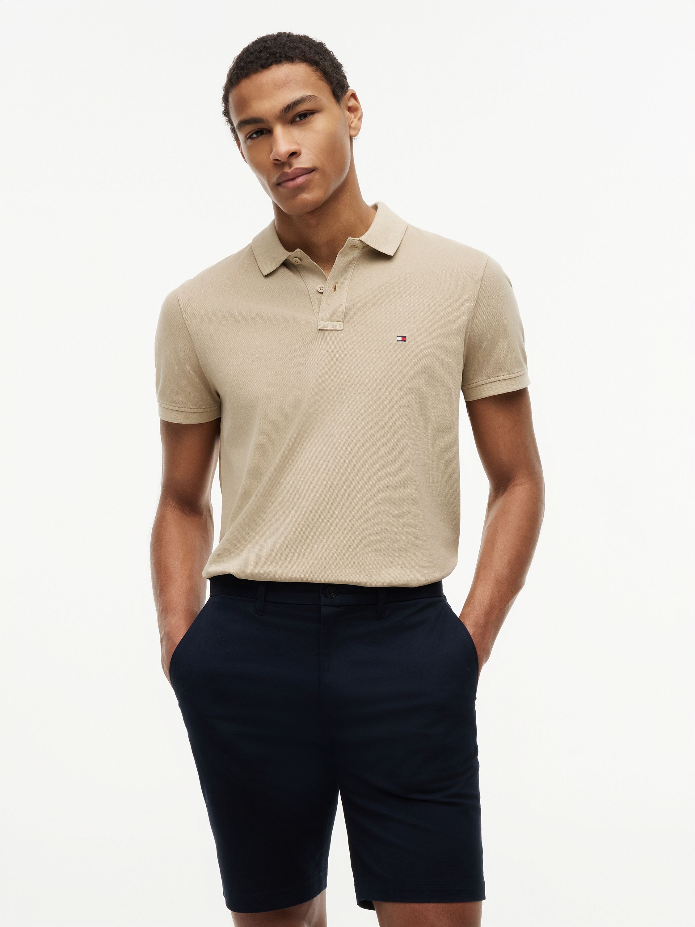 TOMMY HILFIGER - POLO - Beige