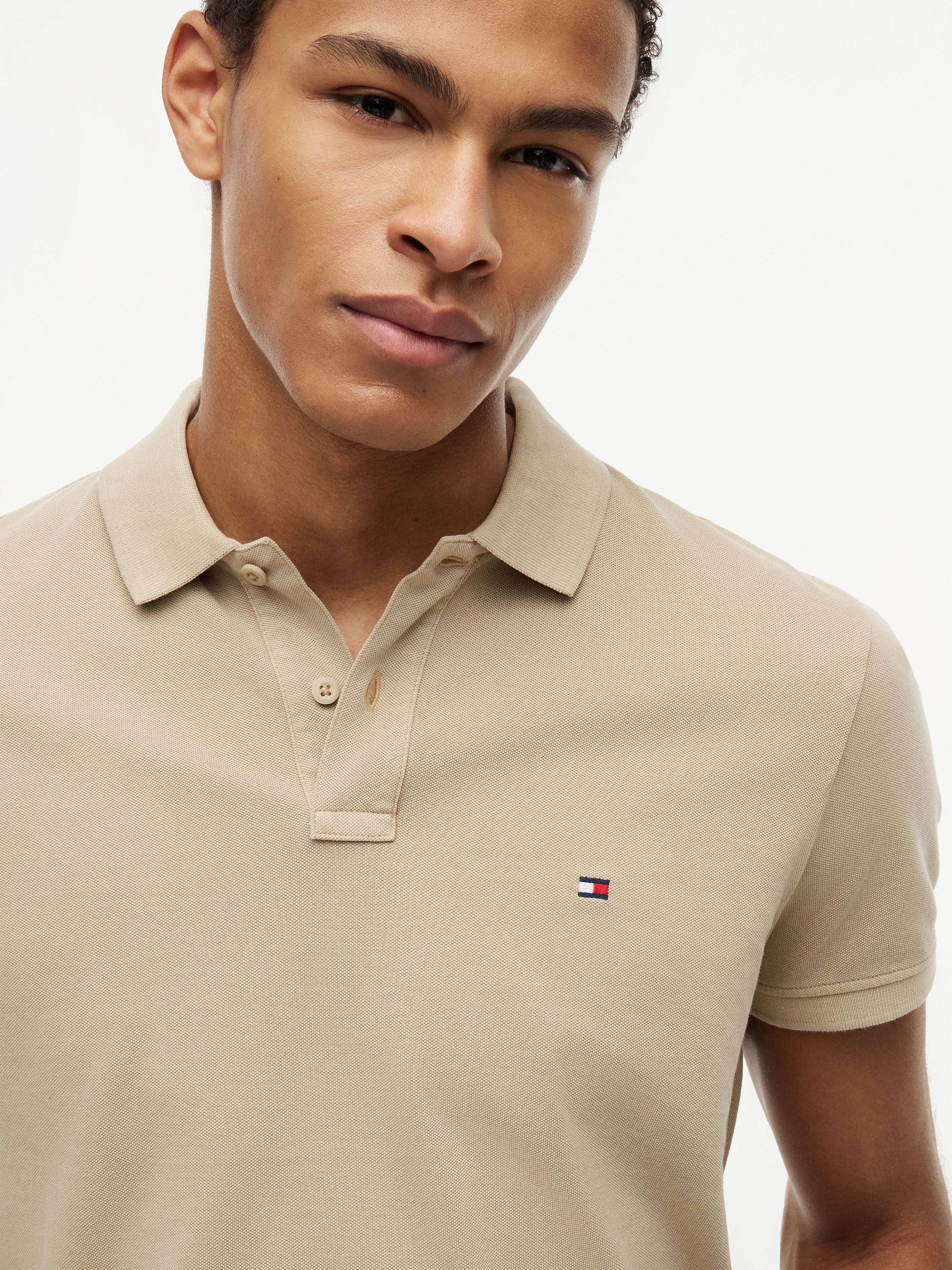 TOMMY HILFIGER - POLO - Beige