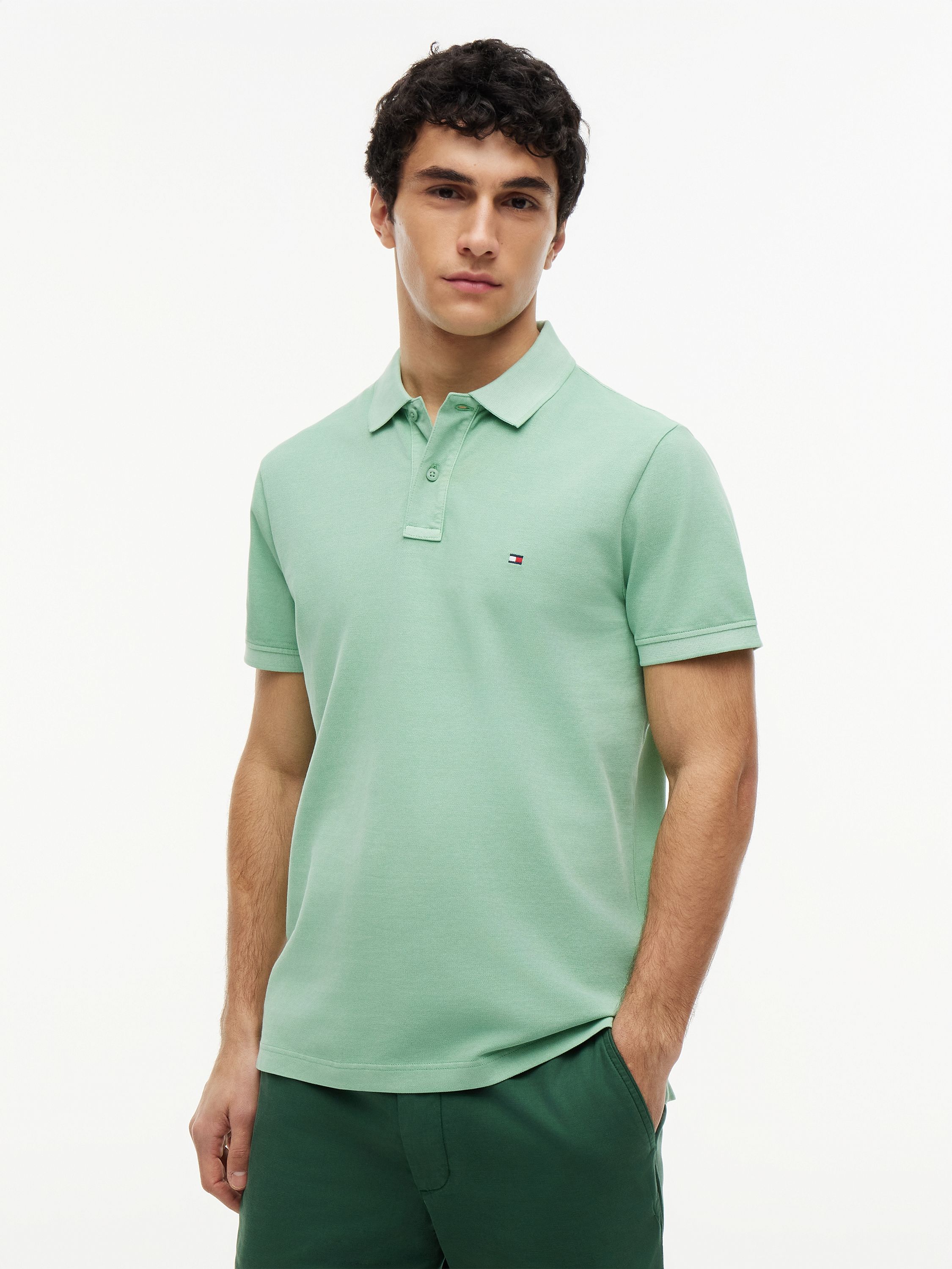TOMMY HILFIGER - POLO - Groen