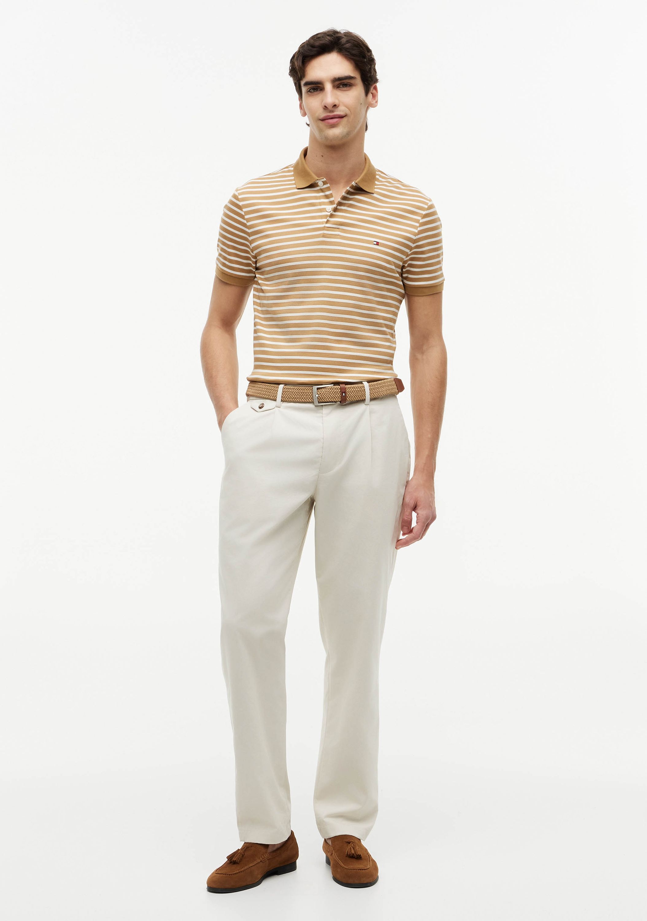 TOMMY HILFIGER - POLO - Beige